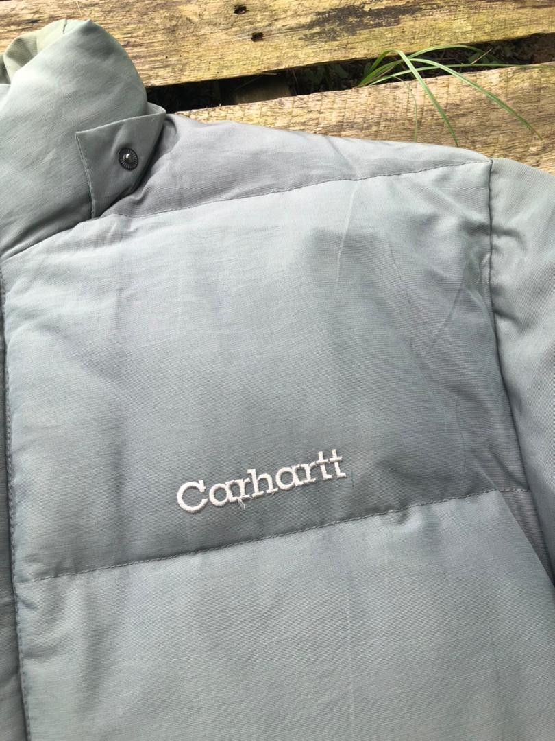 Carhartt × Vintage Vintage Carhartt Faded Puffer Jacket Size US L / EU 52-54 / 3 - 6 Thumbnail