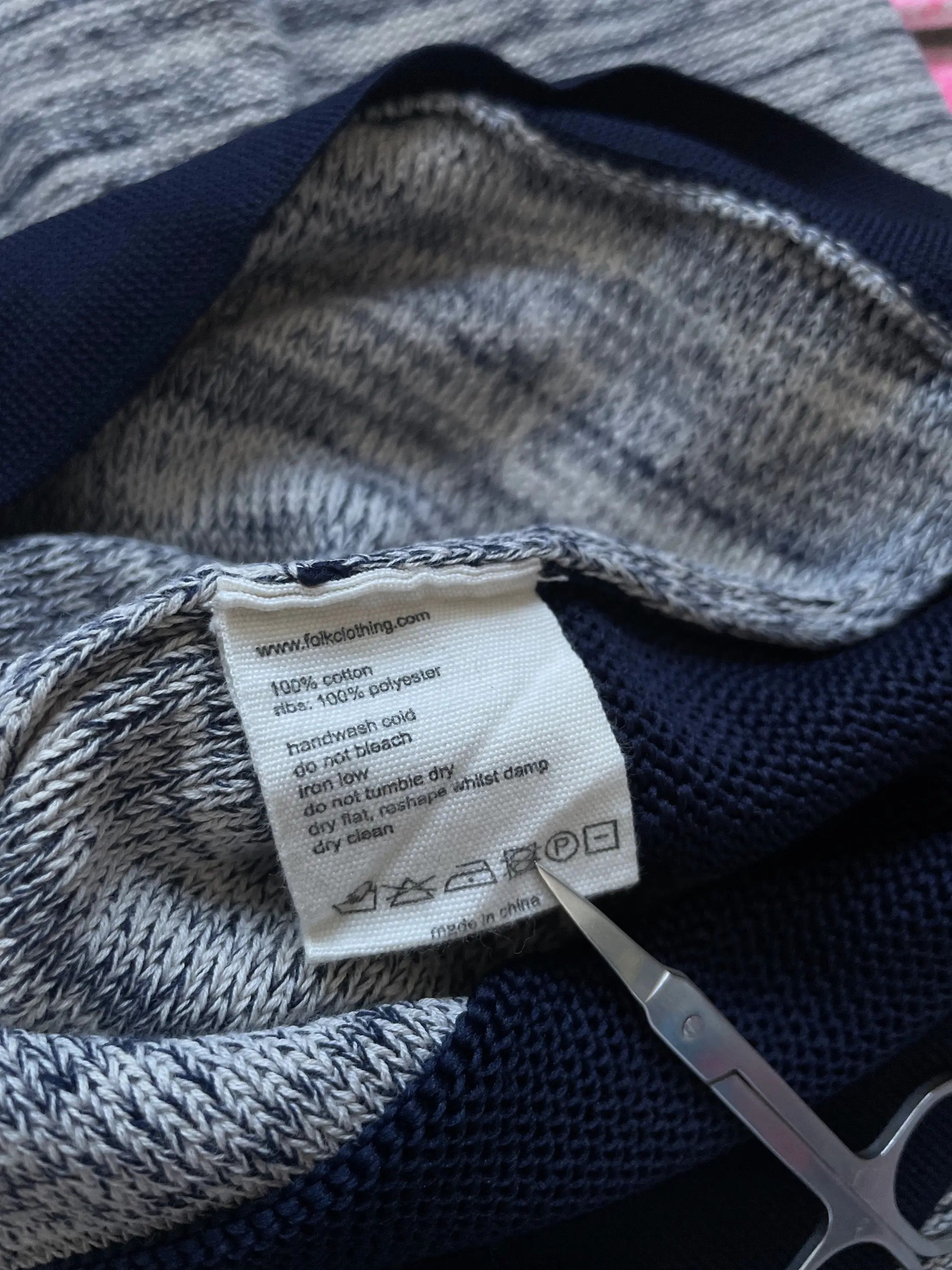 Folk Folk Knit Cotton Sweater Crewneck Size US S / EU 44-46 / 1 - 4 Thumbnail