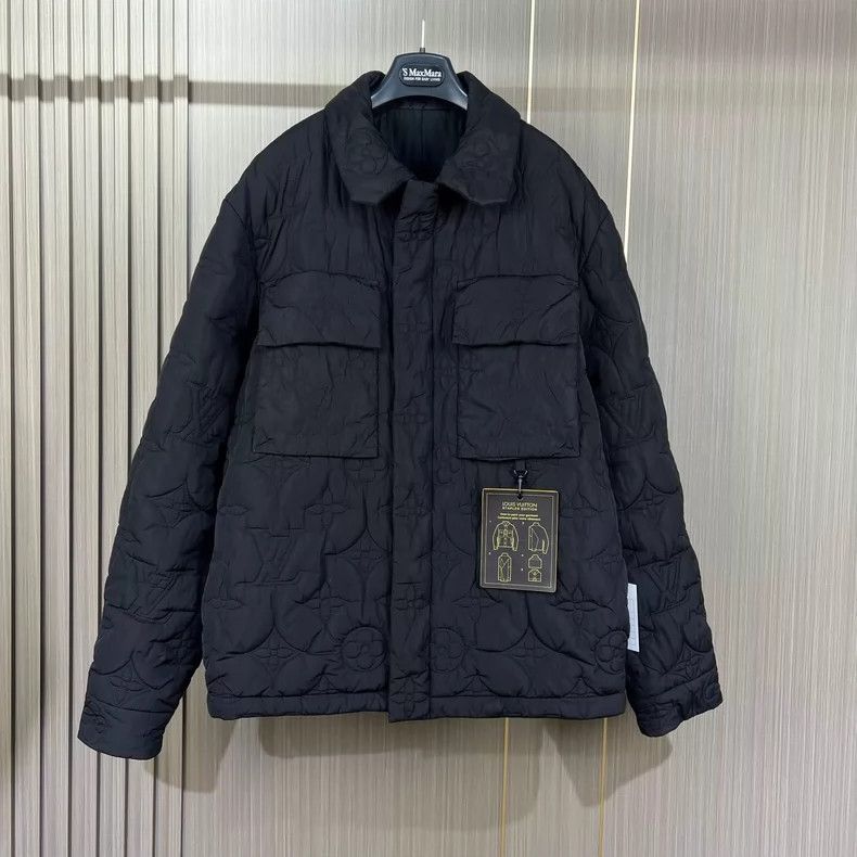 Louis Vuitton louis vuitton black quilted cotton jacket-dmc Size US L / EU 52-54 / 3 - 1 Thumbnail