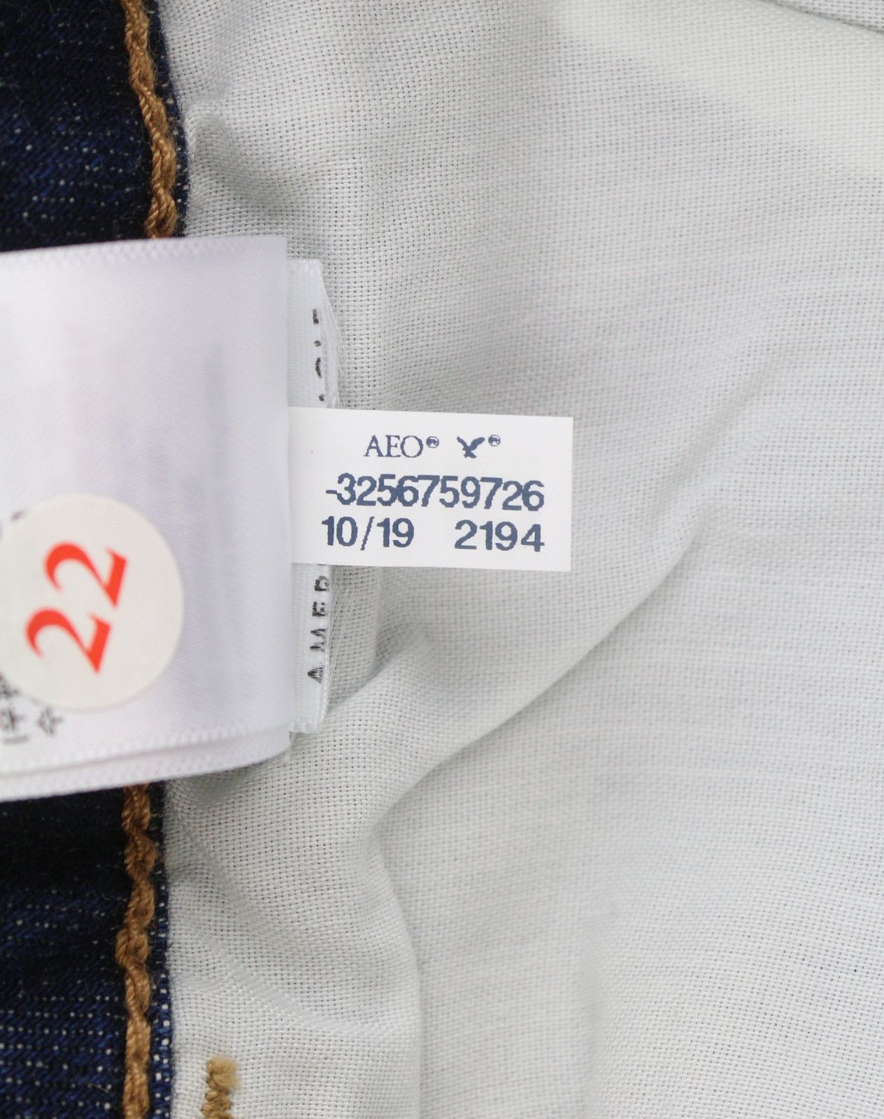 American Eagle Outfitters HI-RISE JEGGING W27 Patch Jeans 88963 Size 27" / US 4 / IT 40 - 10 Thumbnail