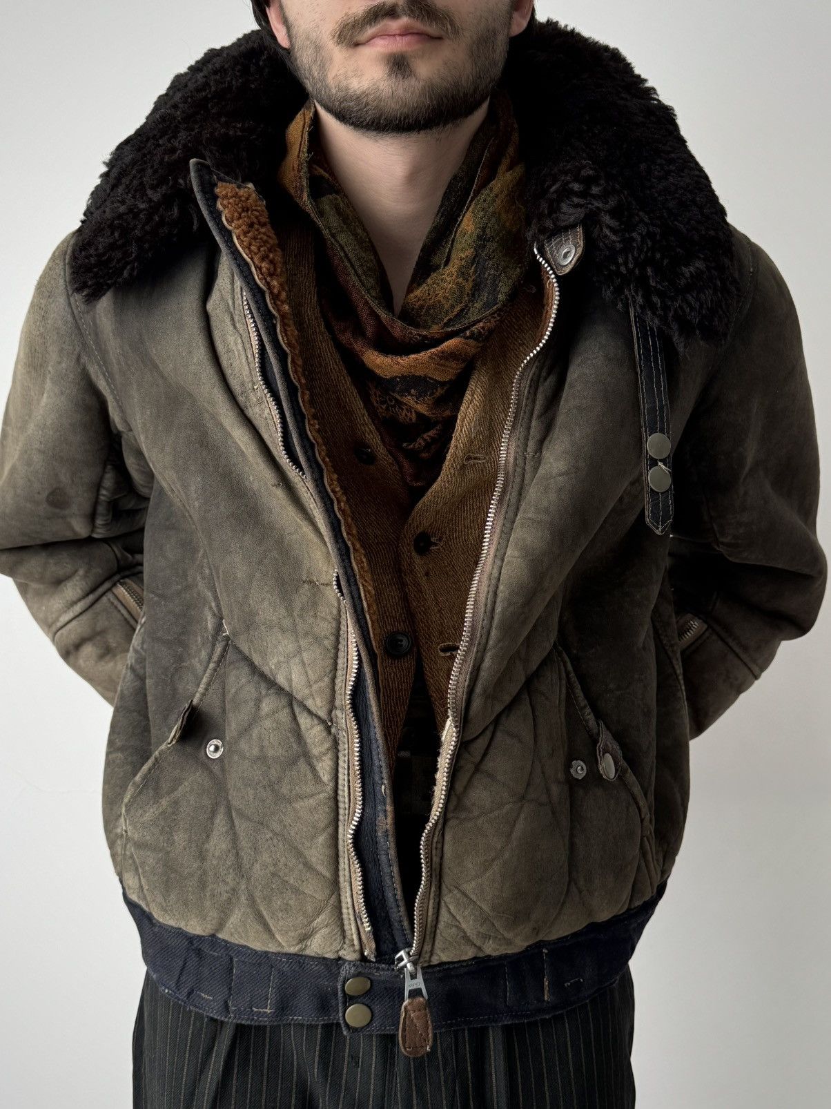 Vintage Vintage Original WW2 German 'Channel' Shearling Jacket Size US M / EU 48-50 / 2 - 2 Thumbnail