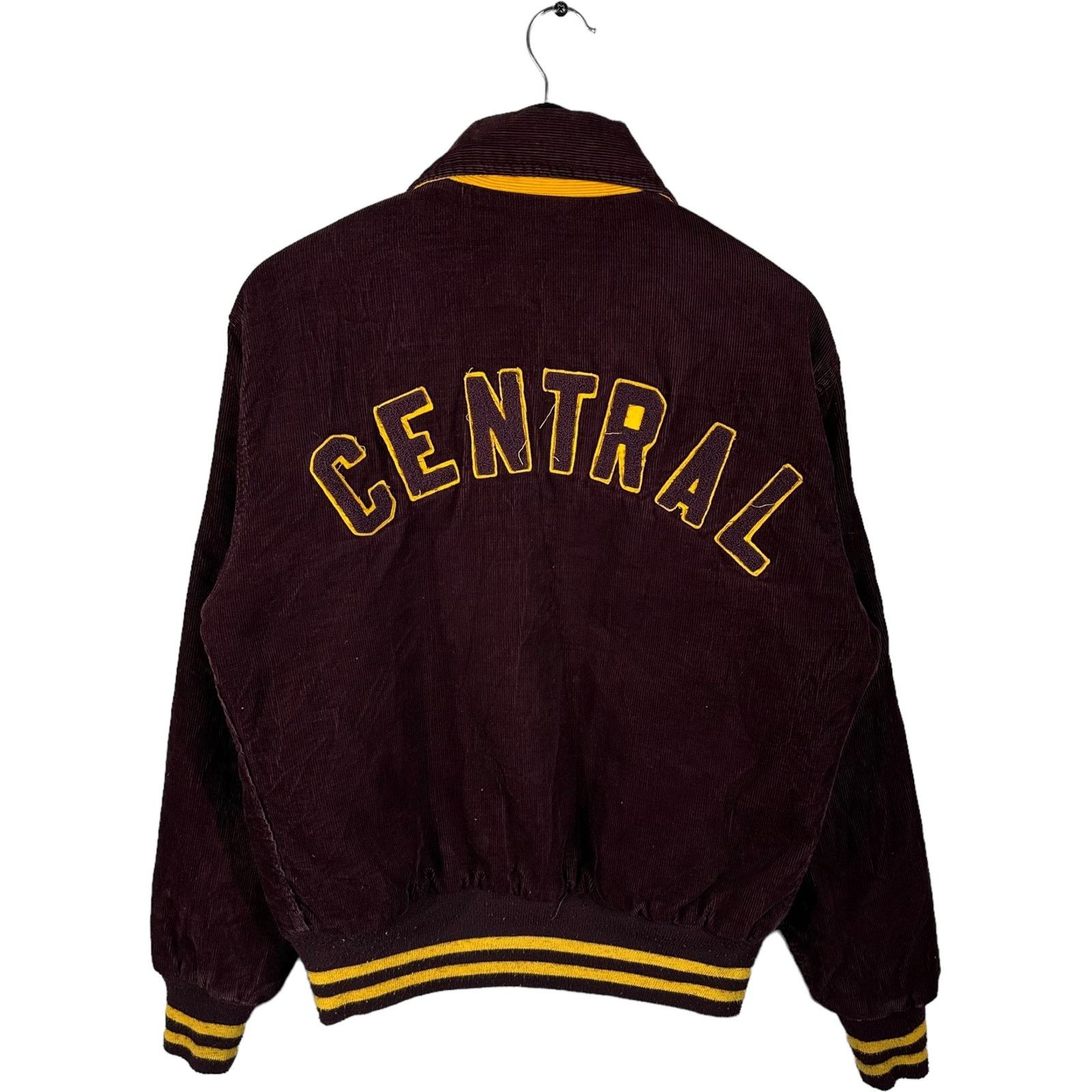 Vintage Vintage Central Varsity Jacket Size US XL / EU 56 / 4 - 3 Thumbnail
