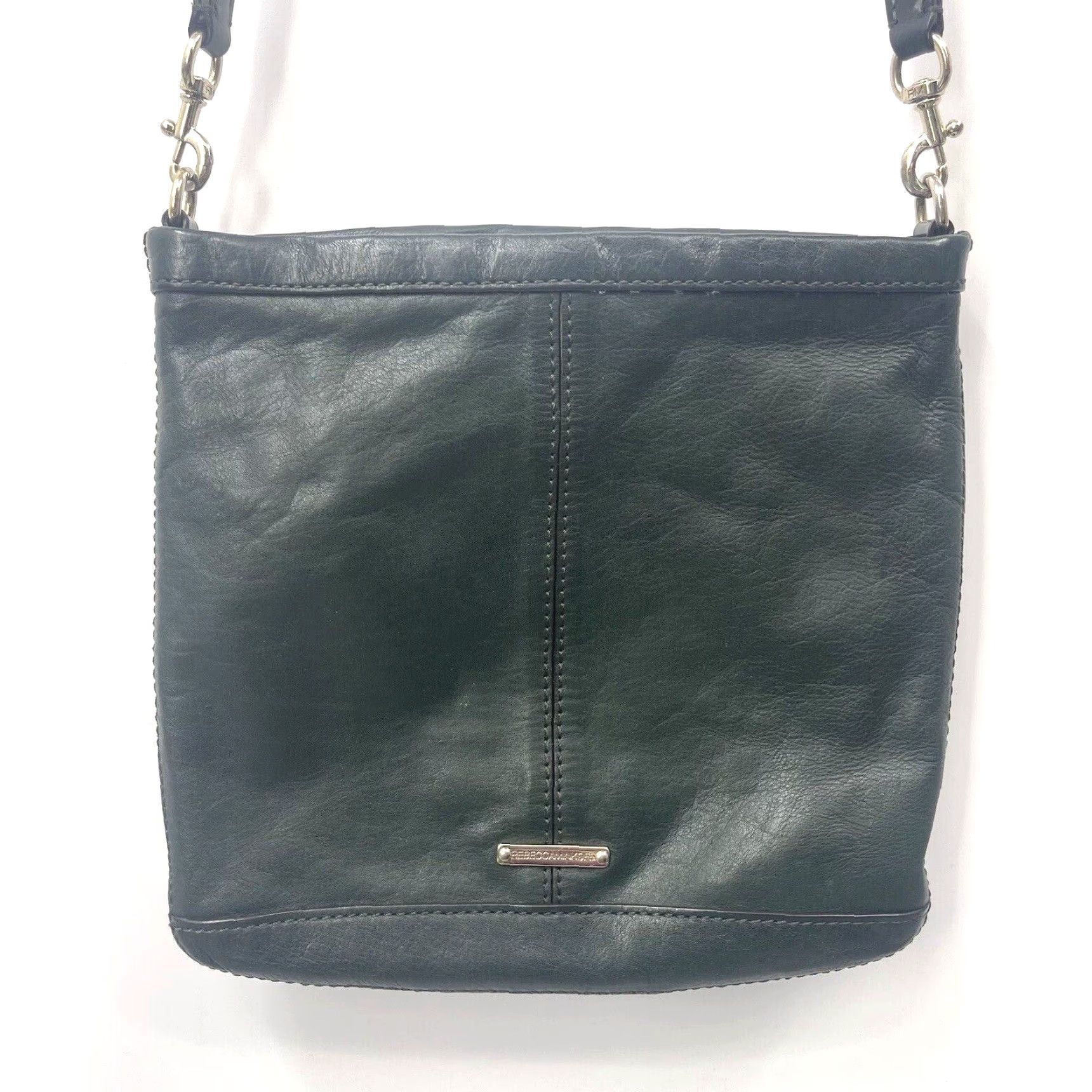 Rebecca Minkoff VINTAGE Rebecca Minkoff Sawyer M.A.B. Purse Crossbody Bag Green Small Women's Leather Bag "M.A.B." Pouch Zip Quiet Lux Size S / US 4 / IT 40 - 2 Thumbnail