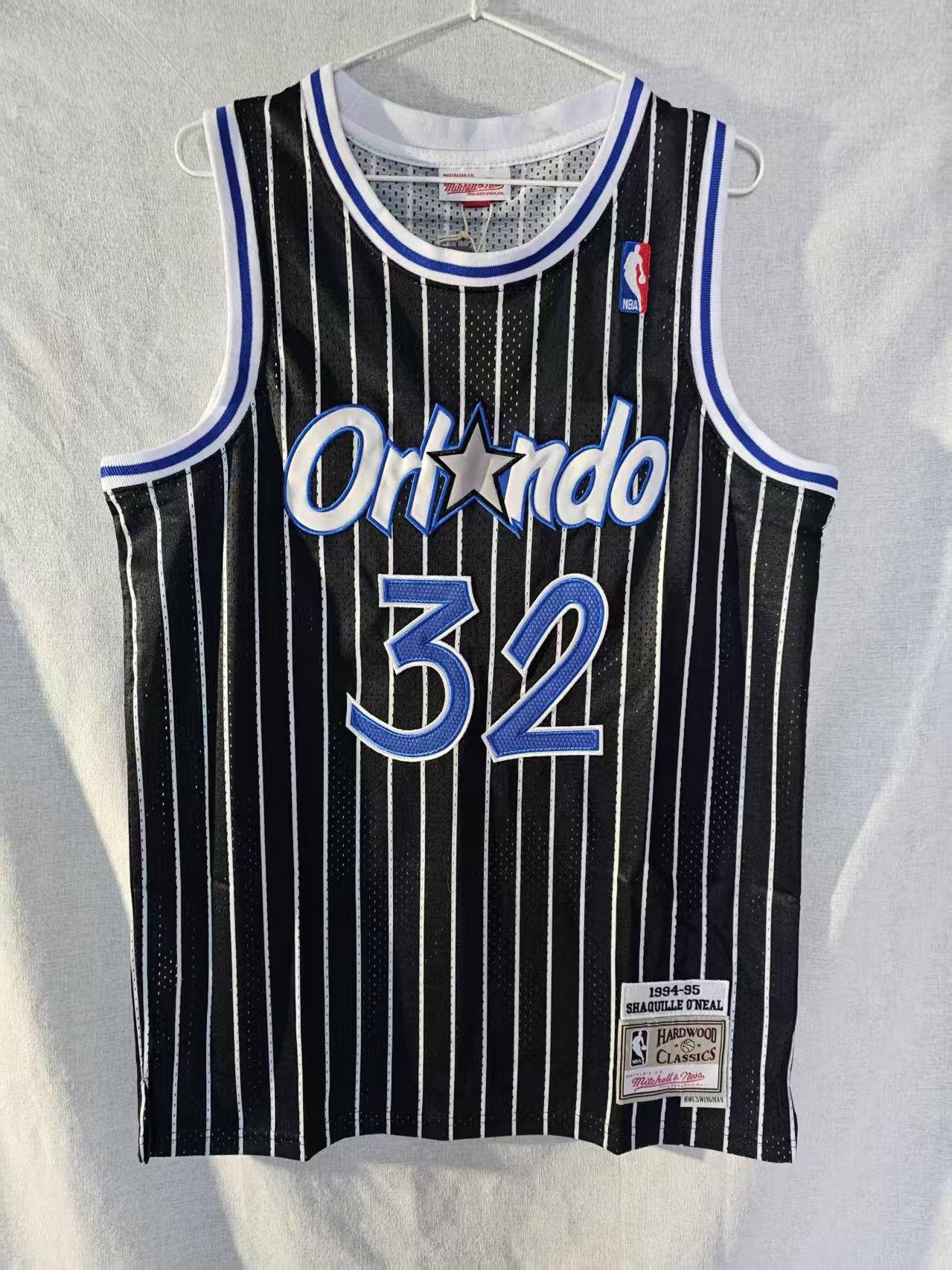 NBA Orlando Magic #32 Shaquille O'Neal Jersey Double Stitched M Size US M / EU 48-50 / 2 - 1 Thumbnail
