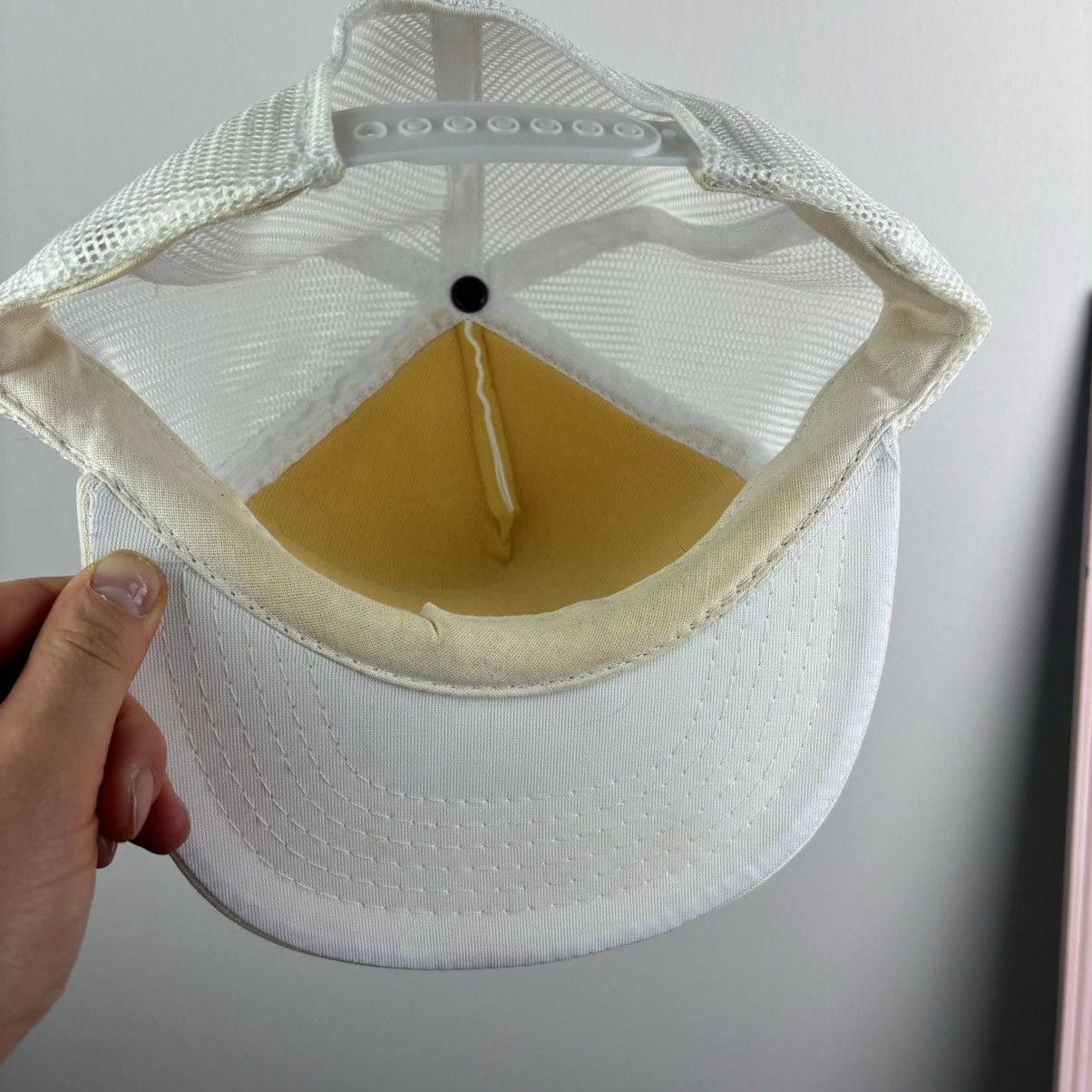 Other VTG 80s 90s K-Mart White Logo Employee Mesh Trucker Snapback Size ONE SIZE - 7 Thumbnail