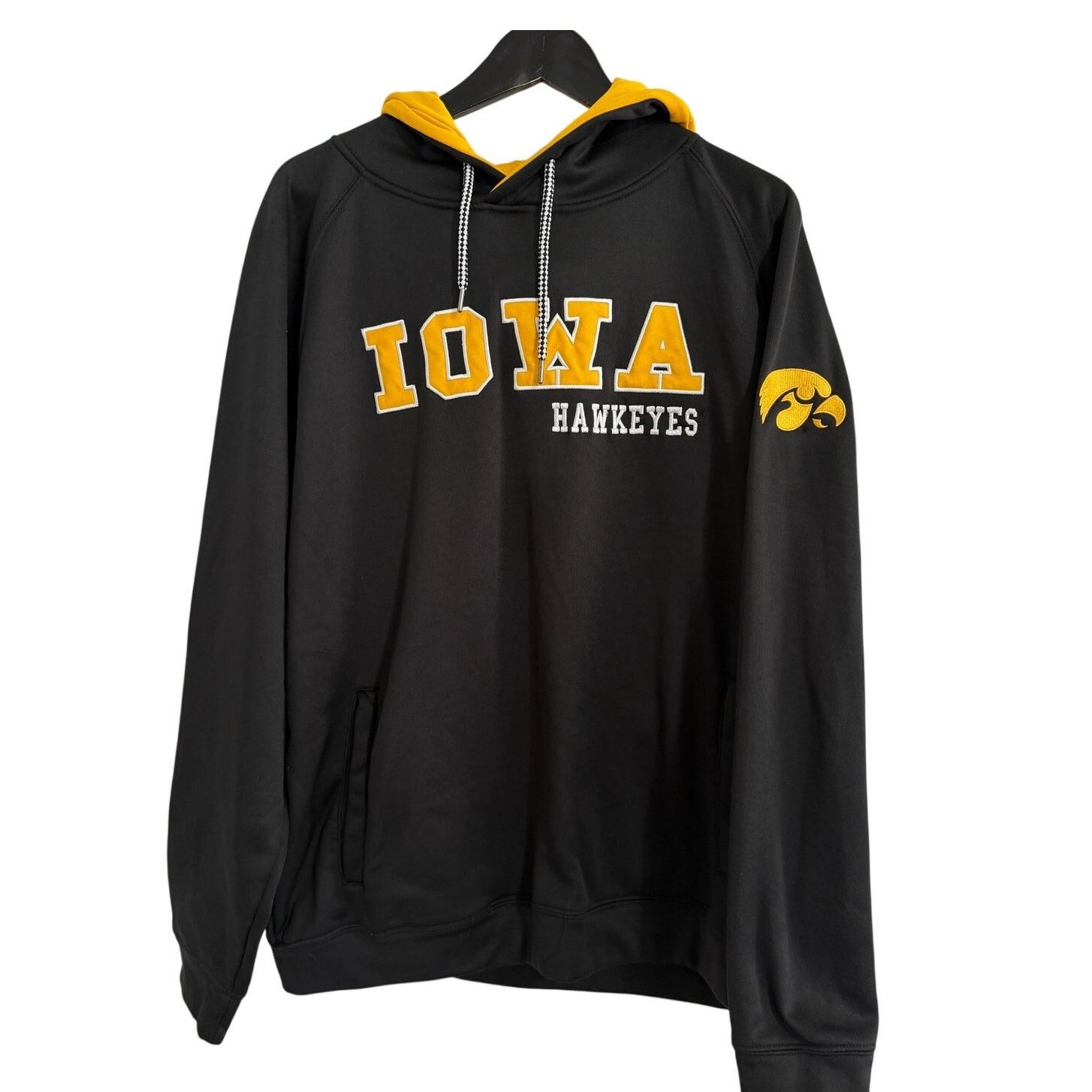 Colosseum Athletics Iowa Hawkeyes Stitched Hoodie Sweatshirt Size XL Size US XL / EU 56 / 4 - 1 Thumbnail