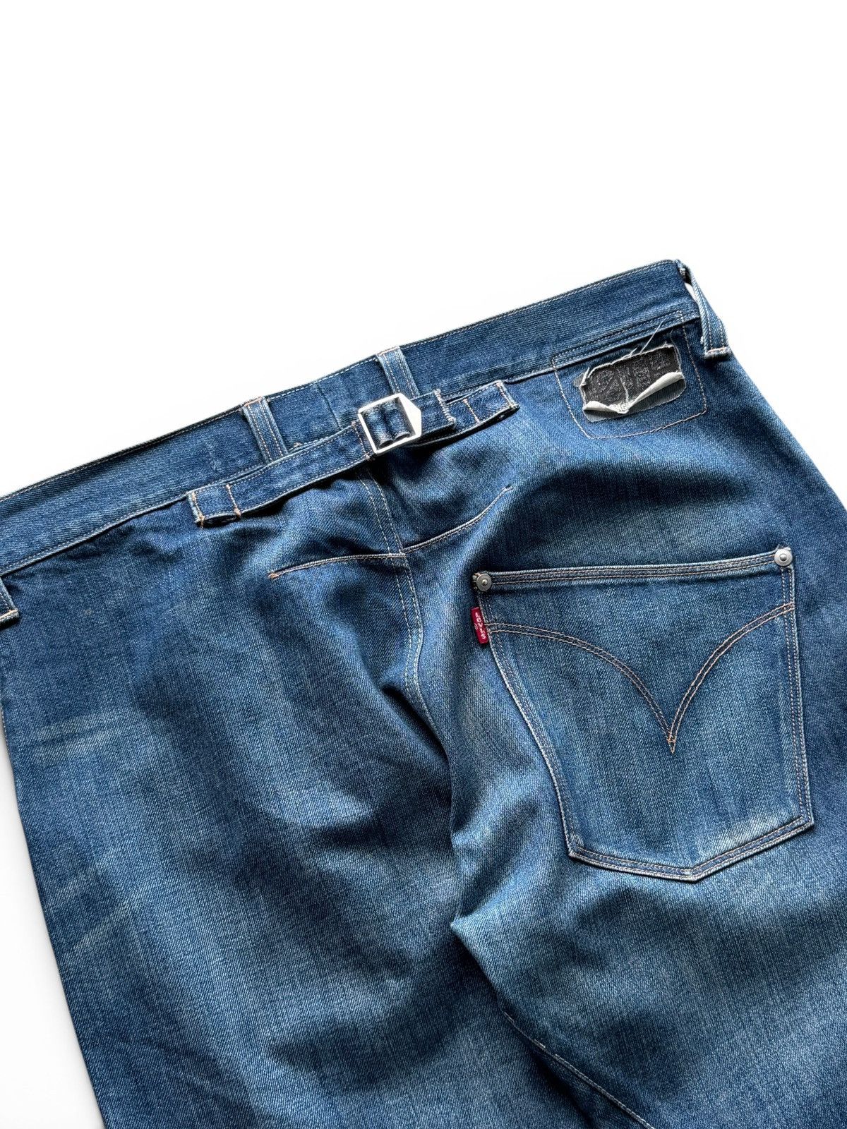Levi's Levis Engineered Buckle Back Twisted Washed Jeans Size US 33 - 5 Thumbnail
