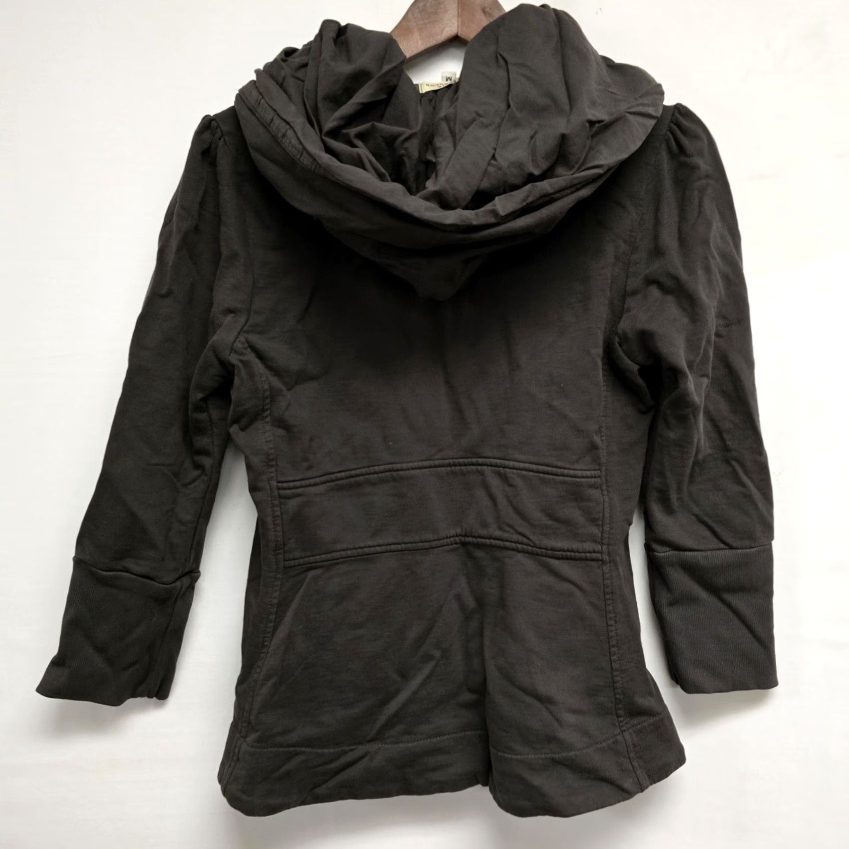 Vintage Prairie Underground Hoodie Organic Cotton USA Seattle M Black 100% Cotton Full Zip Hooded Pockets Womens Size M / US 6-8 / IT 42-44 - 4 Thumbnail