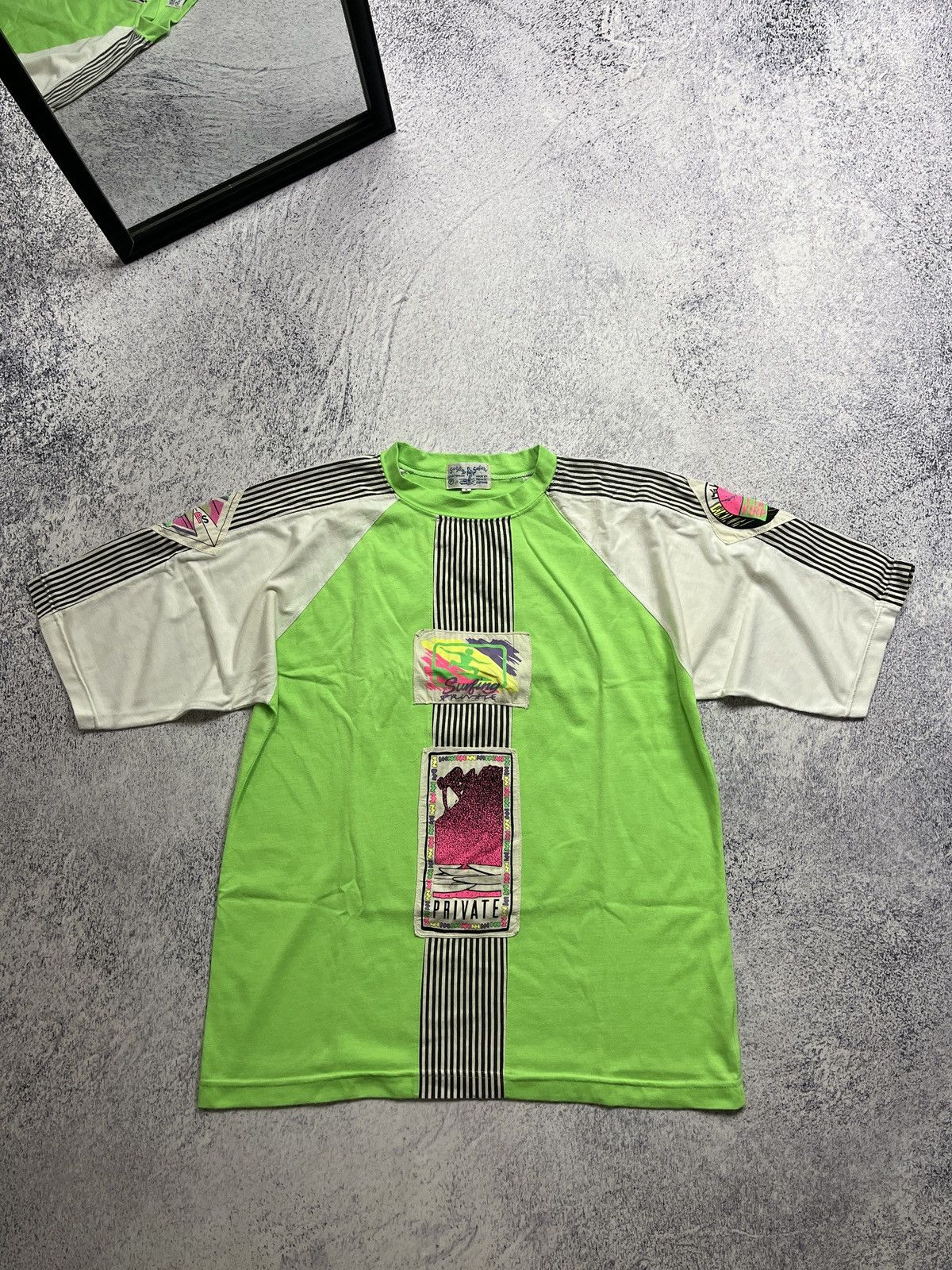 Vintage Vintage Surfing Safari 80s 90s Made In Singapore T-shirt Size US L / EU 52-54 / 3 - 1 Thumbnail