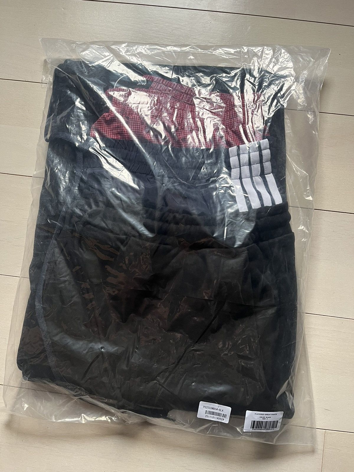 PROJECT G/R_3 LAYERED SWEAT PANTS (Black) – TOBIRA STORE