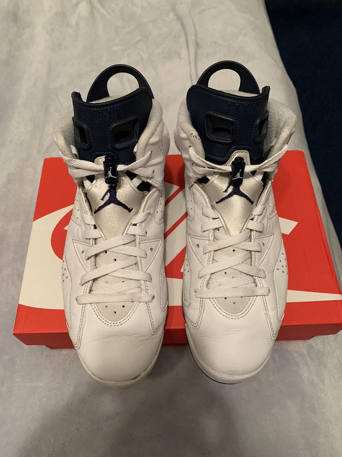 Jordan Brand Jordan 6 Retro Midnight Navy 2022 Size 11 Size US 11 / EU 44 - 2 Thumbnail