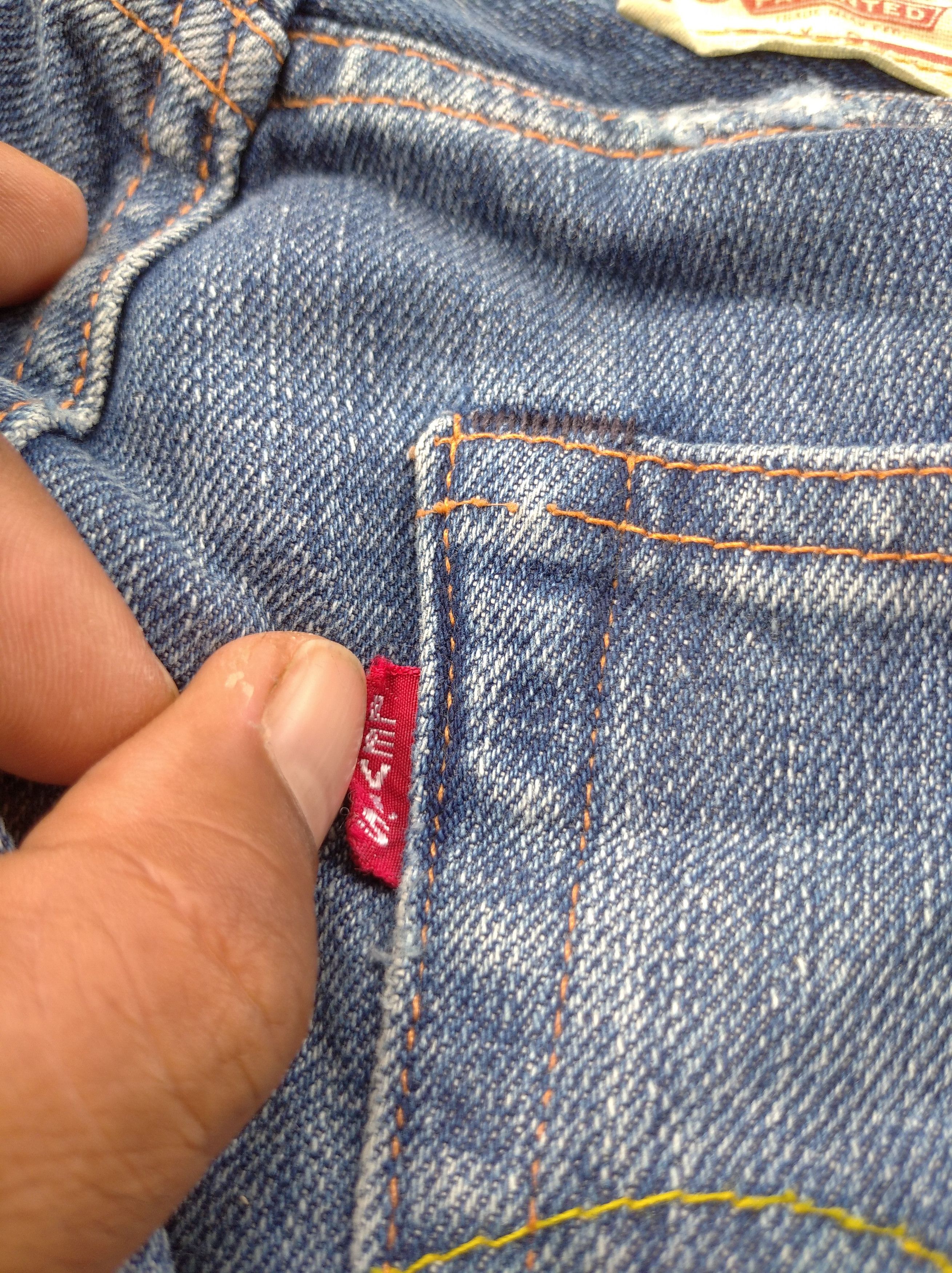 Levi's × Levi's Vintage Clothing Levi's 701 selvedge jeans big E distressed Size US 26 / EU 42 - 3 Thumbnail