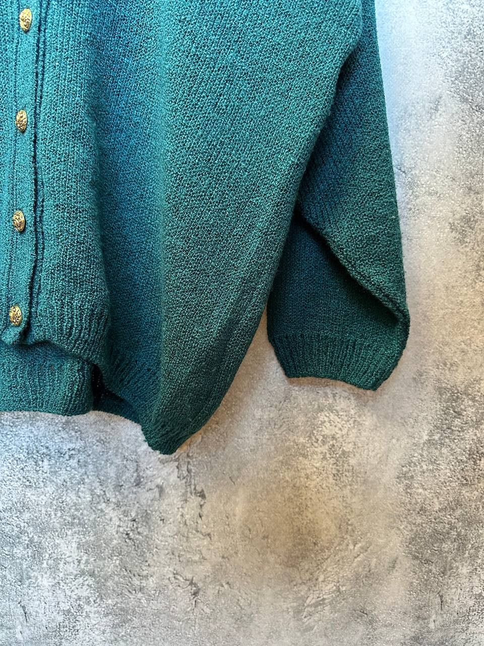 Pringle Of Scotland × Vintage Pringle of Scotland Acrylic Cardigan Sweater Moss Stitch Size US L / EU 52-54 / 3 - 9 Thumbnail