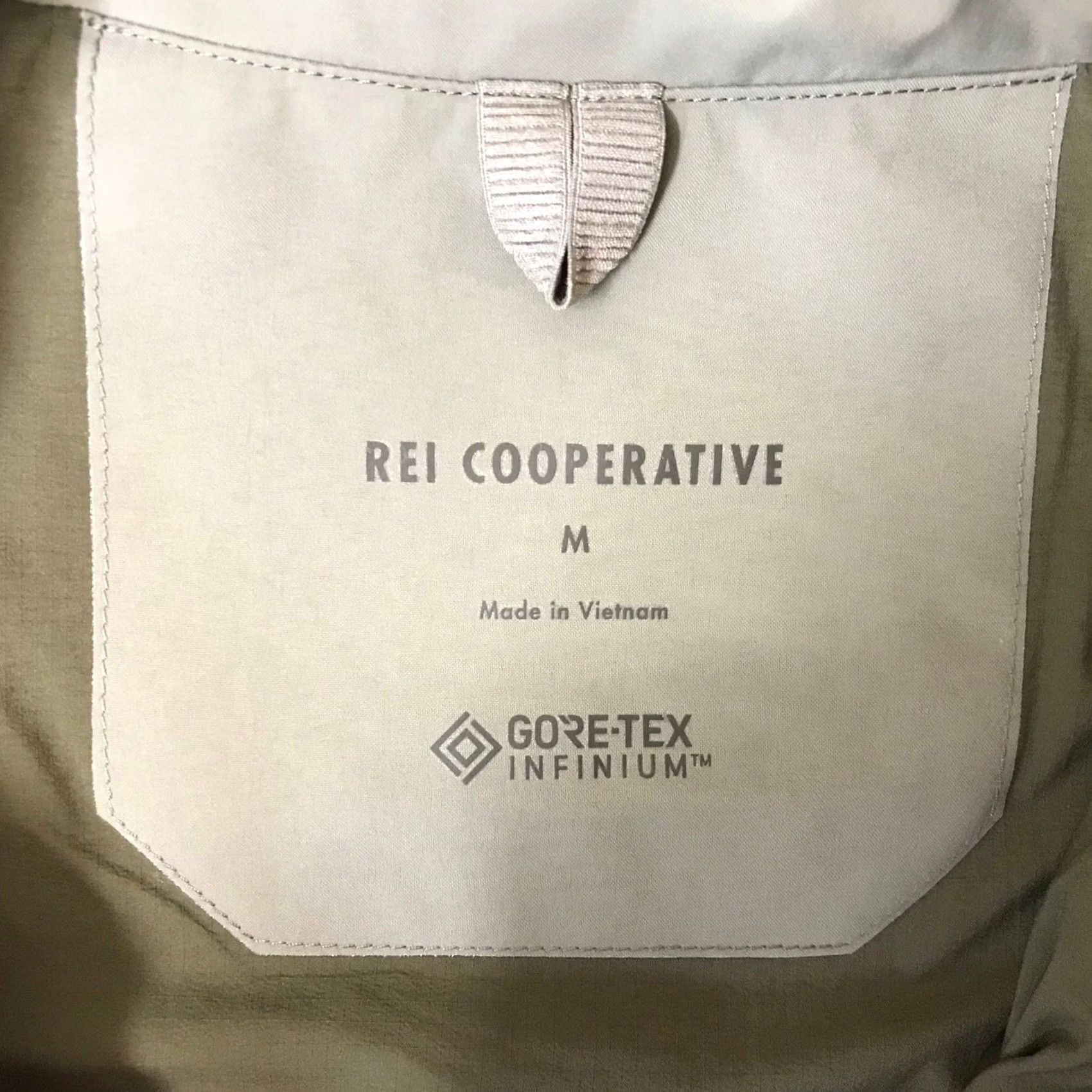 Vintage REI Co-op Gore-Tex Infinium Jacket Womens Medium Olive Green Windbreaker Size M / US 6-8 / IT 42-44 - 7 Thumbnail