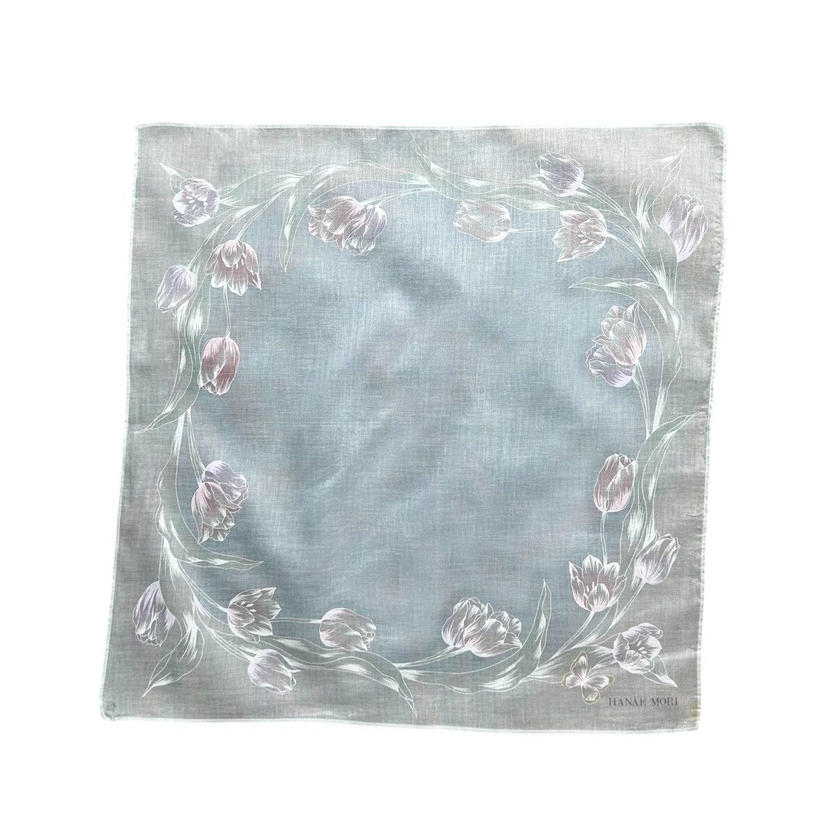 Hanae Mori Hanae Mori Flowers Handkerchief Size ONE SIZE - 2 Thumbnail