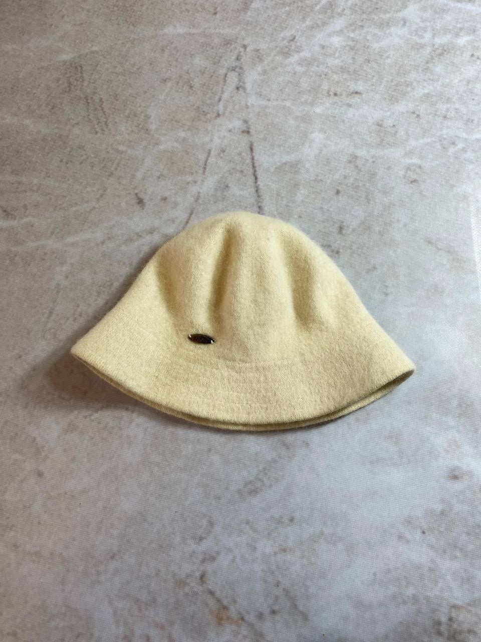 Kangol Vintage 90s KANGOL ANGORA Fluffy Fur Casual White Bucket Hat Size ONE SIZE - 1 Thumbnail