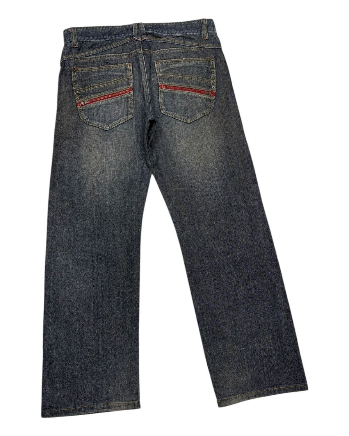 Kapital Vintage Japanese Brand Belfalcon Baggy Jeans Rusty Mud Wash Size US 34 / EU 50 - 6 Thumbnail