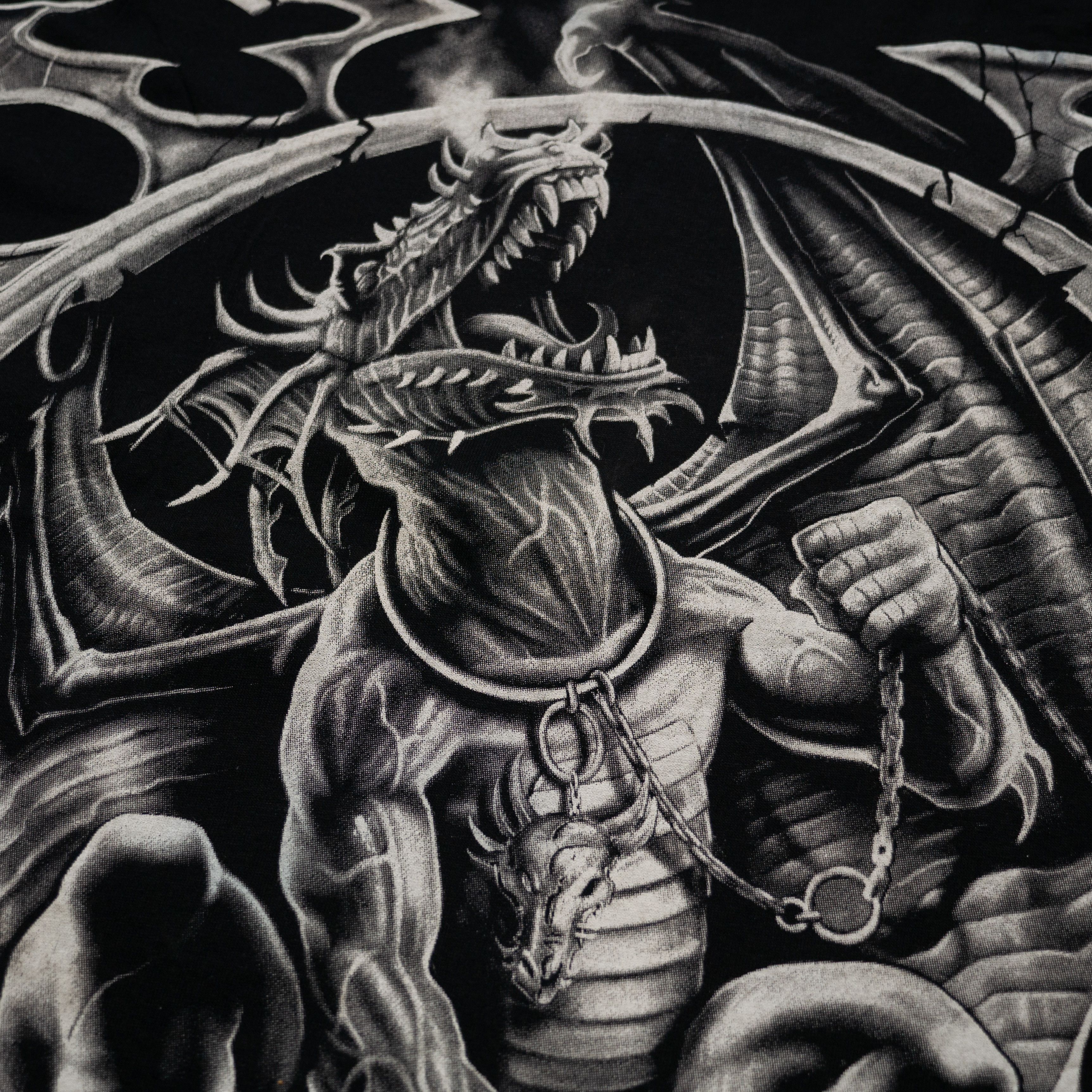 Liquid Blue × Vintage Vintage Liquid Blue Dragon T-Shirt Deadstock 2X Size US XXL / EU 58 / 5 - 3 Thumbnail