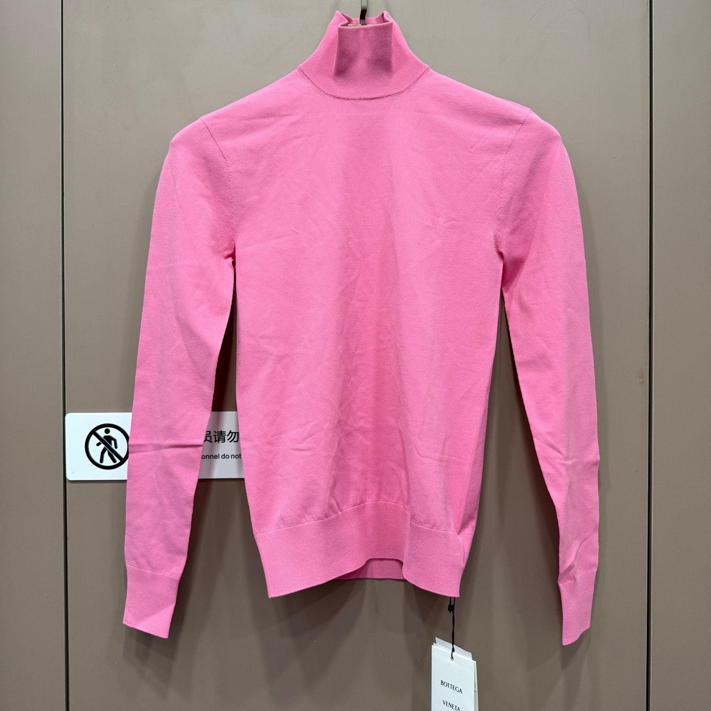 Bottega Veneta Bottega Veneta Pink High Neck Sweater Size XS Size XS / US 0-2 / IT 36-38 - 1 Thumbnail