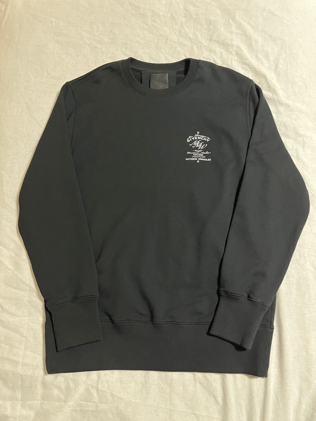 Givenchy × MMW Givenchy 21FW MMW Logo Sweatshirt / Black Size US L / EU 52-54 / 3 - 1 Thumbnail