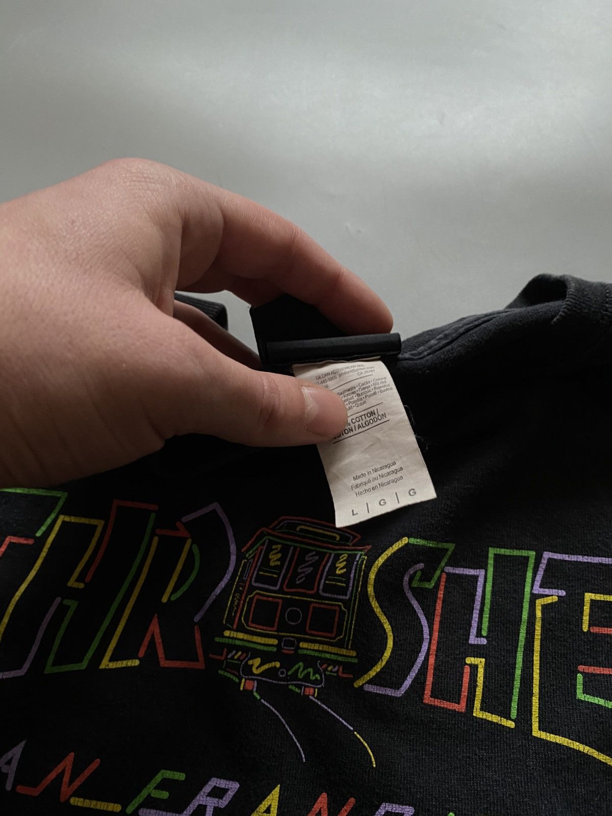 Thrasher Trasher skateboard vintage 90s long sleeve Size US L / EU 52-54 / 3 - 4 Thumbnail