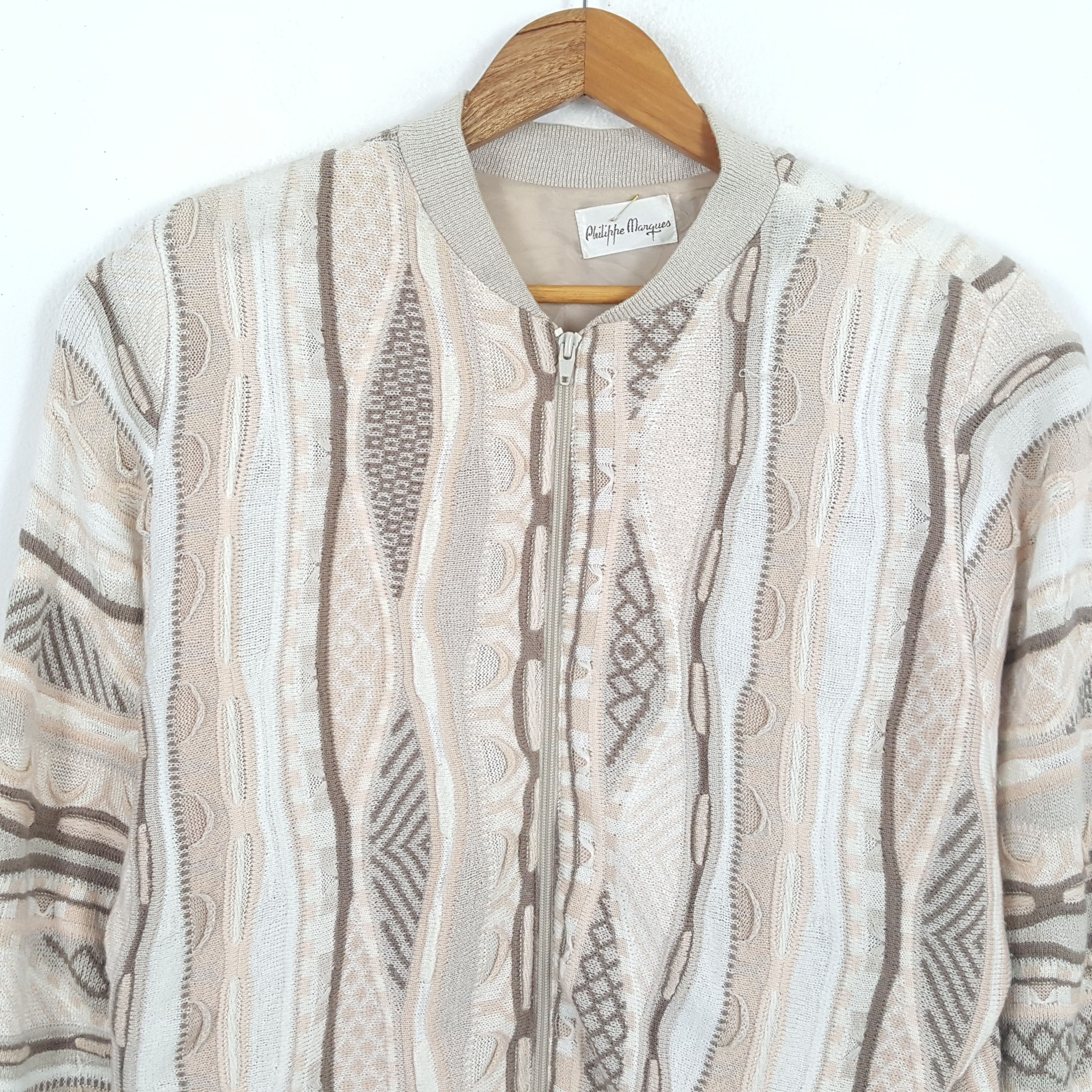 Coogi × Designer × Vintage Vintage PHILIPPE MARQUES Coogi Style Design Sweaters Size US L / EU 52-54 / 3 - 2 Thumbnail