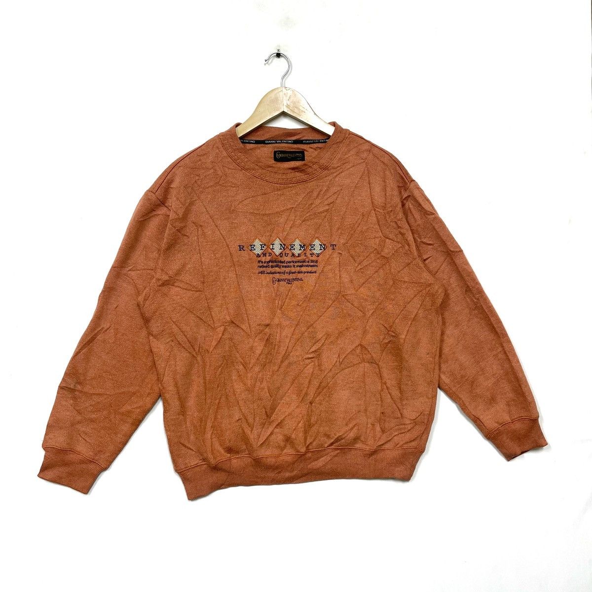 Gianni Valentino × Valentino × Vintage Vintage Sweatshirt Gianni Valentino Size US L / EU 52-54 / 3 - 1 Thumbnail