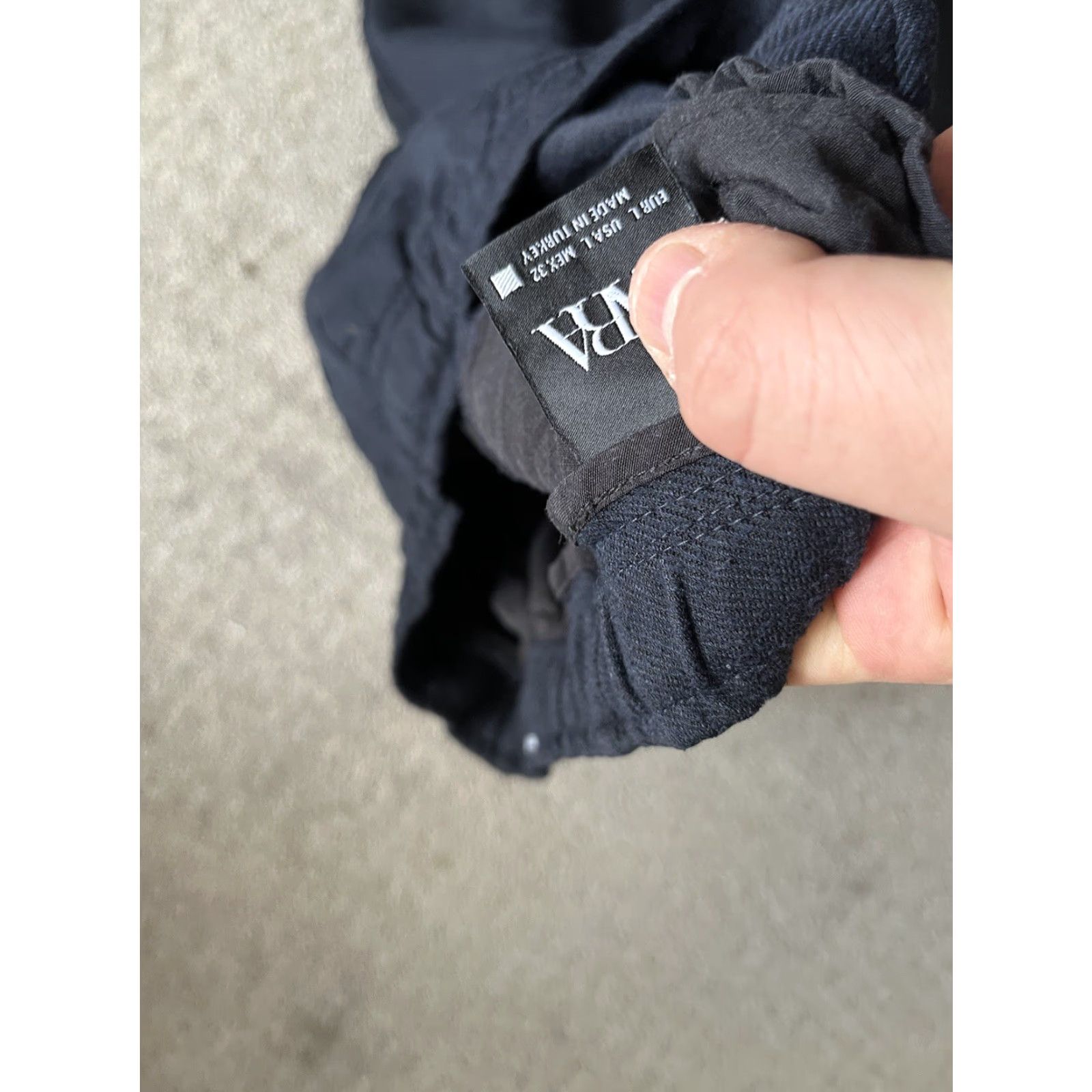 Zara ZARA Womens Large Drawstring Tapered Leg Soft Pants Navy Blue Ergonomic Fit Style Pants Mens? Size 36" / US 14 / IT 50 - 5 Thumbnail