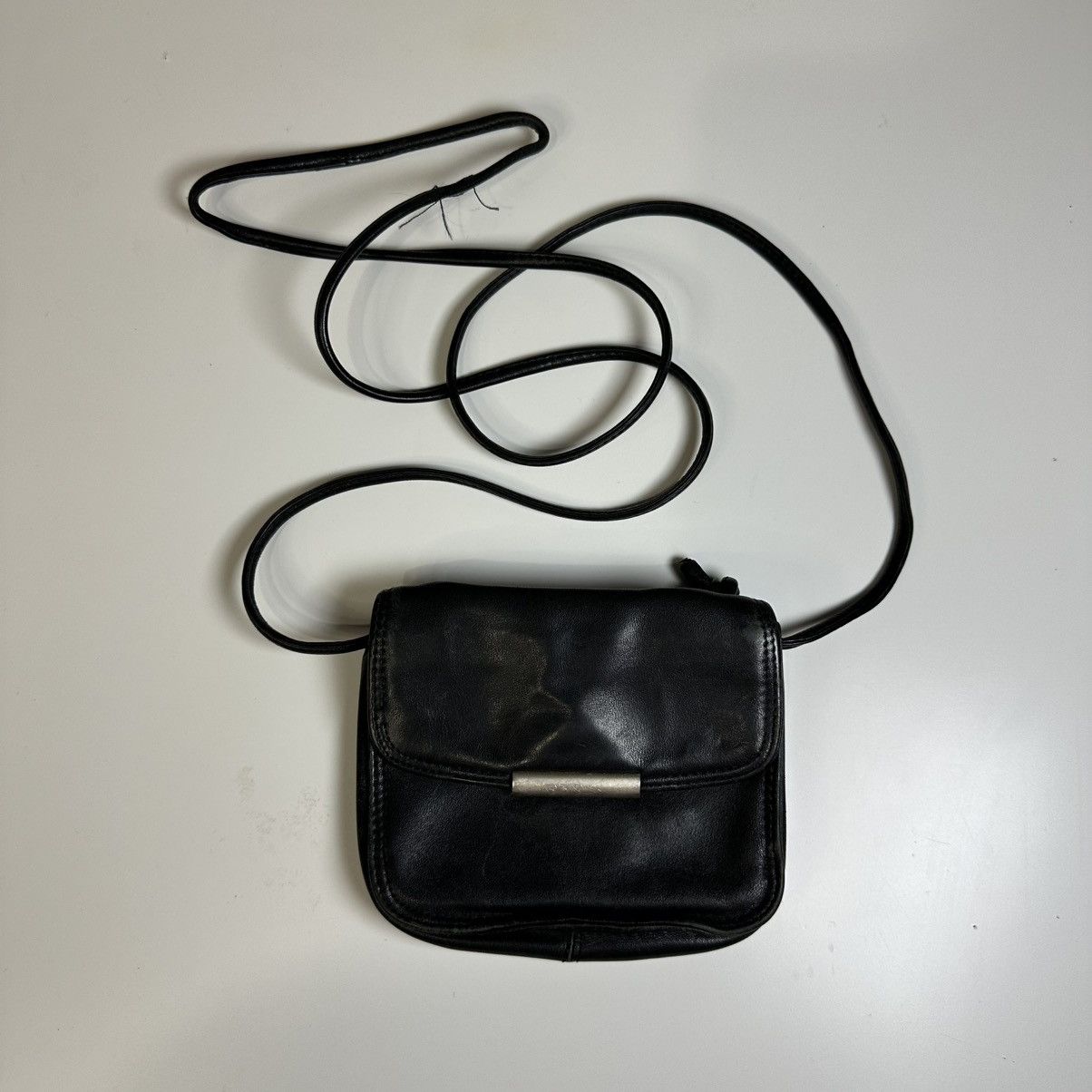 バッグ 99aw archive helmut lang leather bag HELMUT LANG LEATHER BARREL BAG (S) | Thrifty Towel