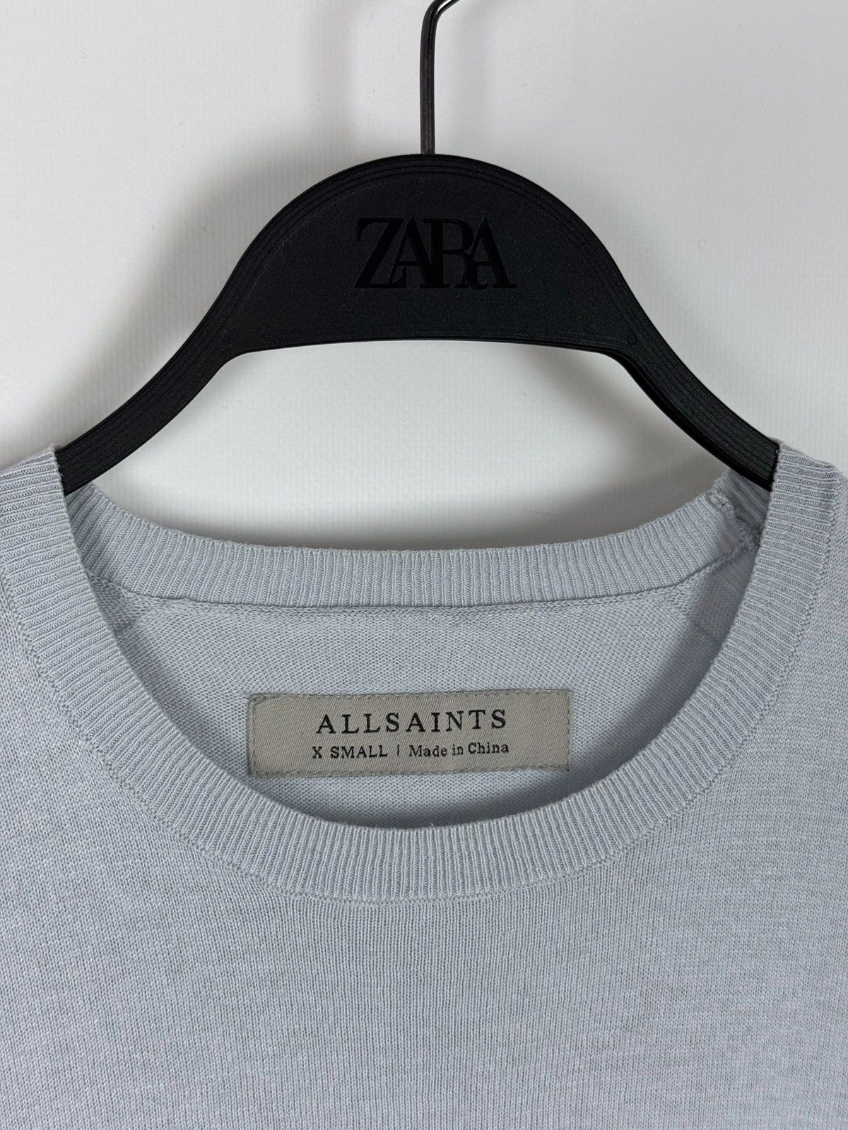 Allsaints AllSaints Rue Crew Light Cotton Blend Sweater Size US XS / EU 42 / 0 - 4 Thumbnail