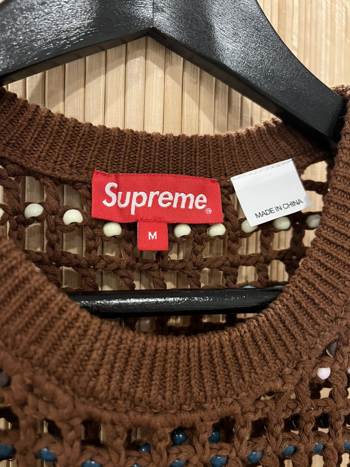 Supreme Beaded sweater vest Size US M / EU 48-50 / 2 - 2 Thumbnail
