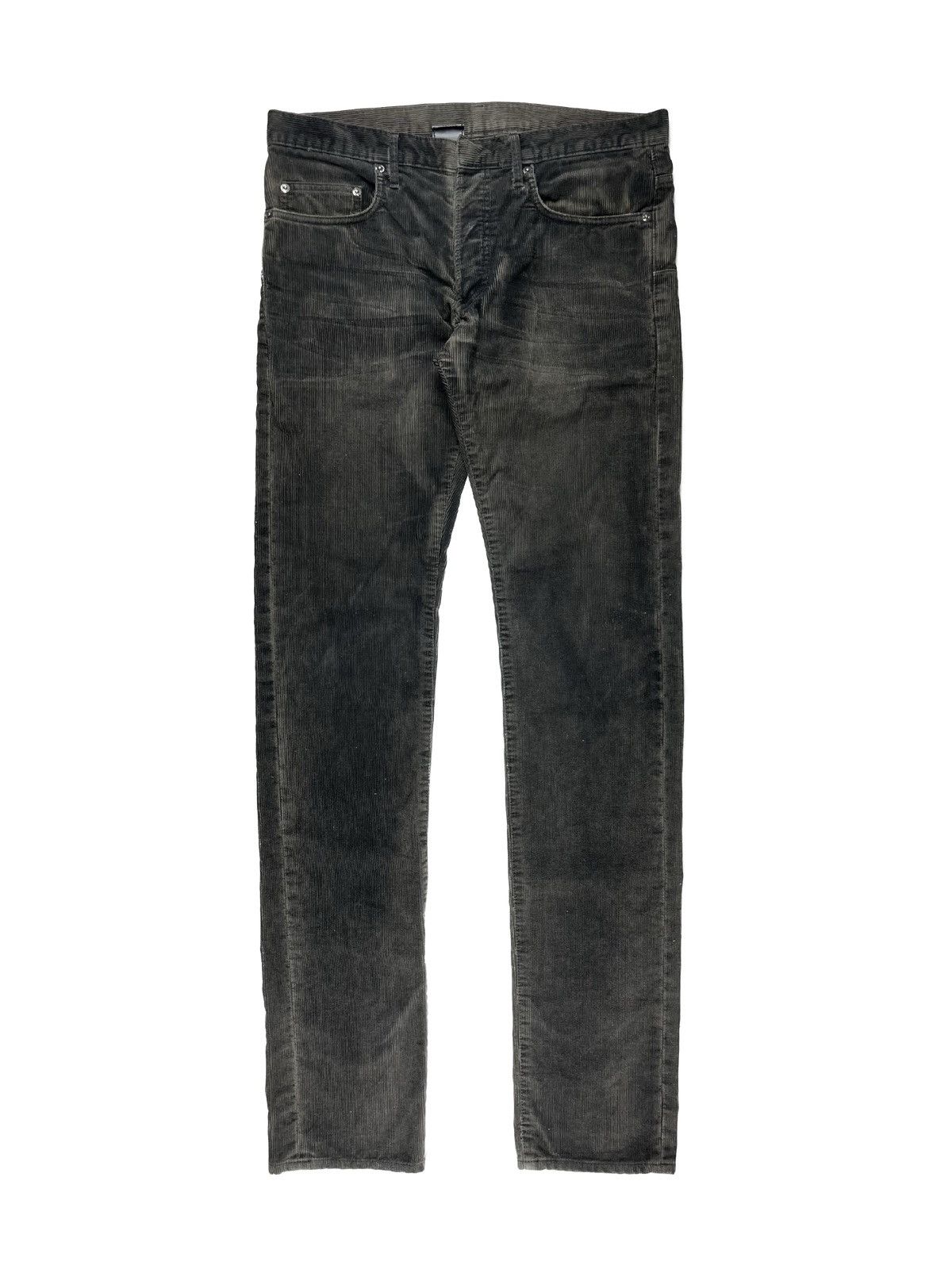 Dior × Hedi Slimane AW04 Dior Homme VOTC Waxed Clawmark Corduroy Denim ...