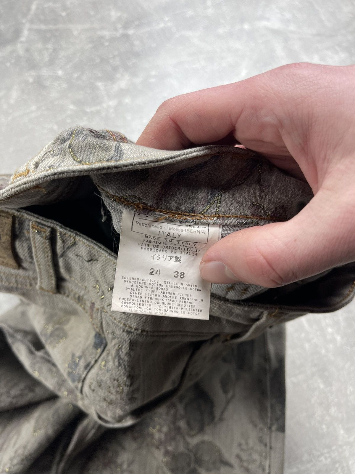 Just Cavalli Roberto Cavalli Just Cavalli Floral Printed Jeans Size 26" / US 2 / IT 38 - 10 Thumbnail