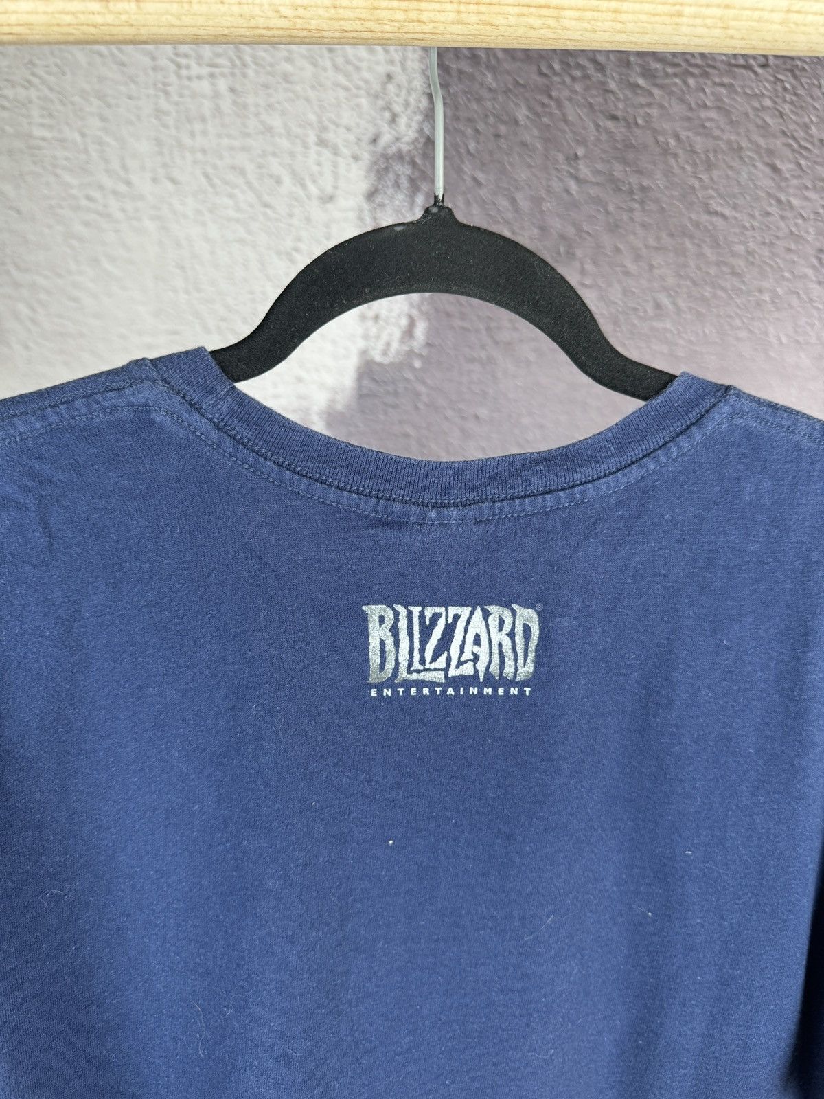 Vintage Vintage BLIZZARD T-Shirt blue Heroes of the Storm print WOW Size US L / EU 52-54 / 3 - 8 Thumbnail