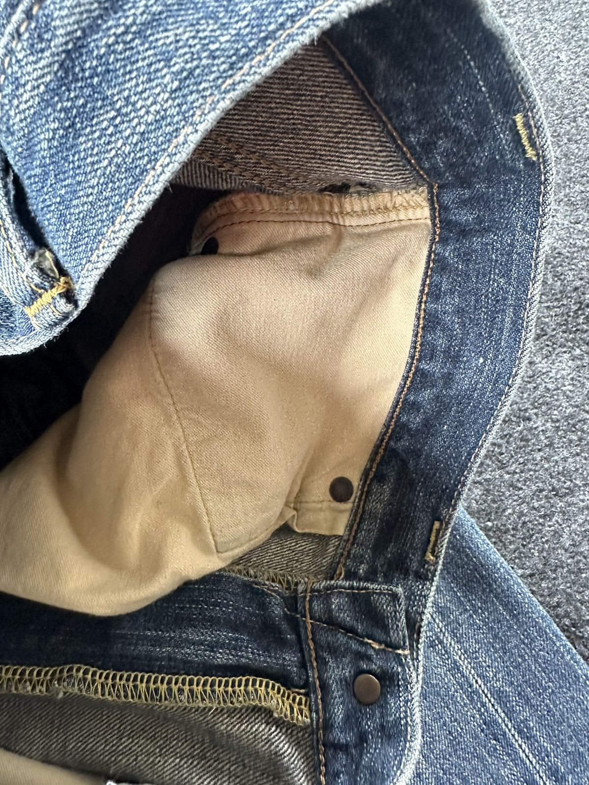 Edwin Vintage Edwin 505zx Orange Tag Selvedge Size 30 D102 Size US 30 / EU 46 - 17 Thumbnail