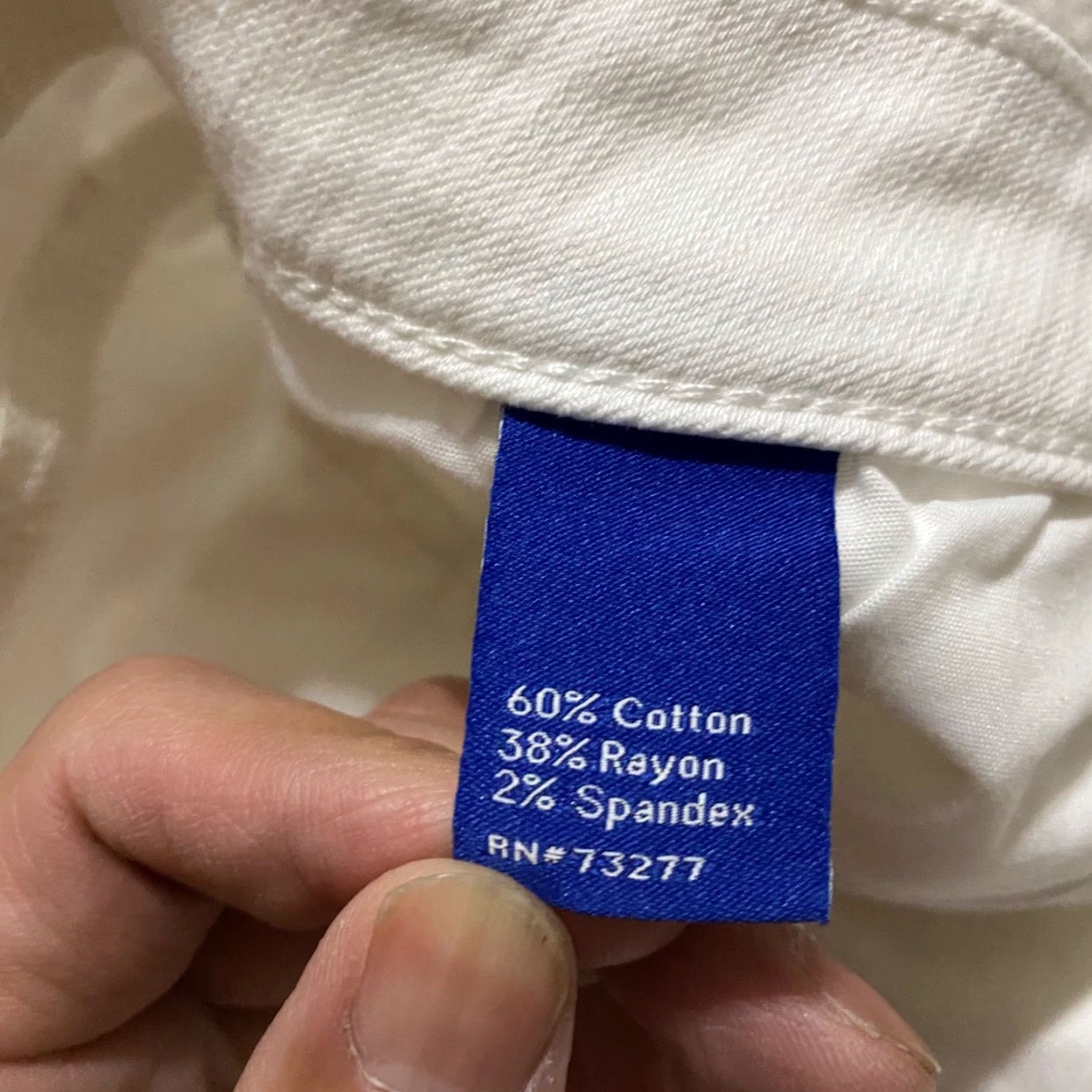 Apt. 9 Apt. 9 Womens Bermuda Shorts 14 White Denim Light Wash Inseam 9" Mid Rise Jeans Bermuda 9" Inseam White Mens Mens Size 36" / US 14 / IT 50 - 4 Thumbnail