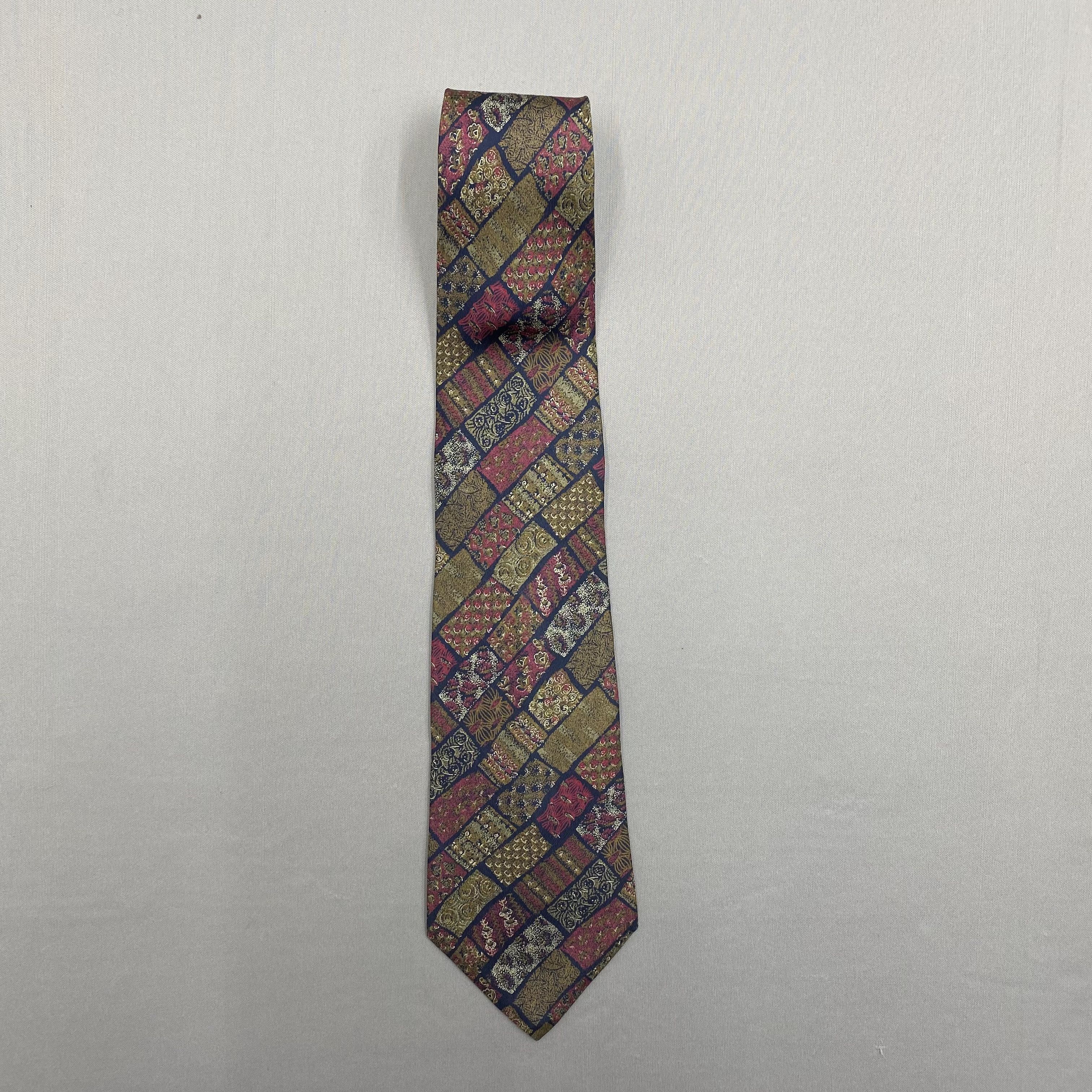Japanese Brand Vintage Sonia Rykiel Homme SILK Necktie Cravate Pure Silk Size ONE SIZE - 3 Thumbnail
