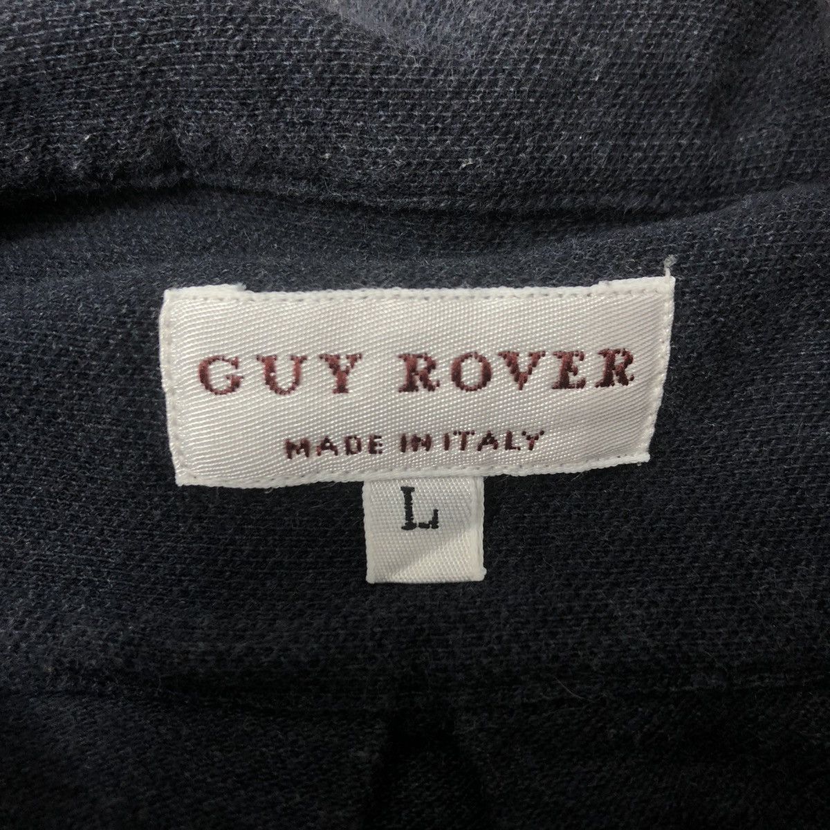 Vintage GUY ROVER Made In Italy Special Cutting Polo Tee Shirt Top Size US L / EU 52-54 / 3 - 4 Thumbnail