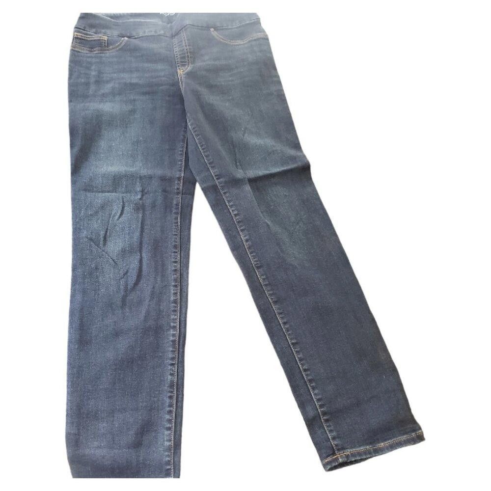 Chicos CT1506 Chico's Pull On Jegging Blue Jean 8R Size 30" / US 8 / IT 44 - 1 Thumbnail