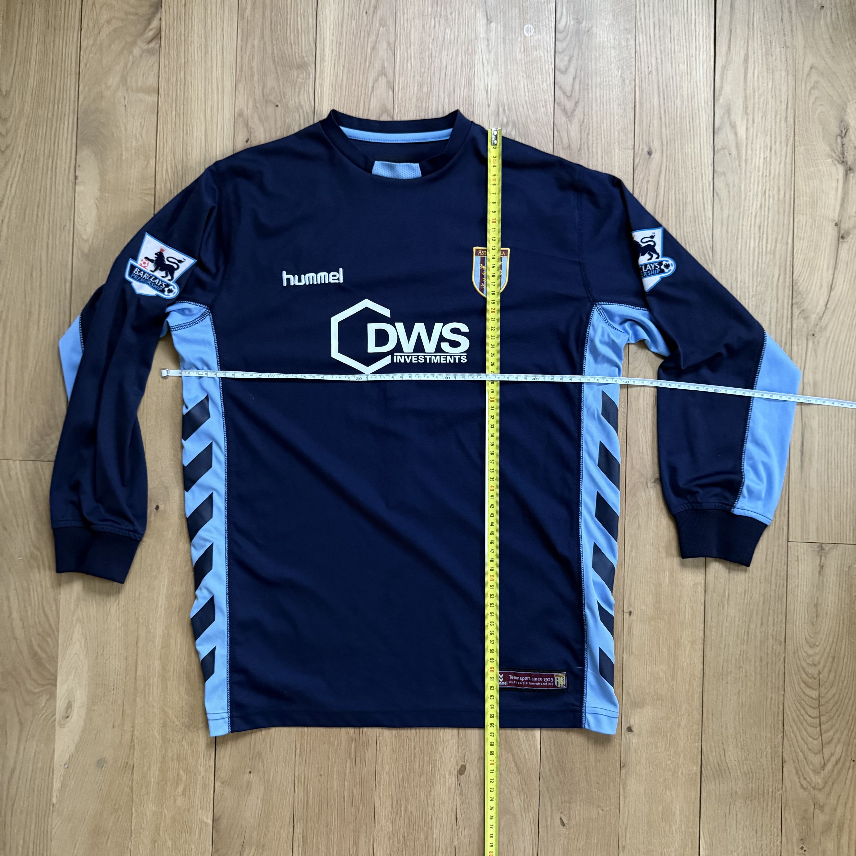 Hummel Thomas Sorensen Aston Villa 2005 Away Football Shirt XS Size US XS / EU 42 / 0 - 6 Thumbnail