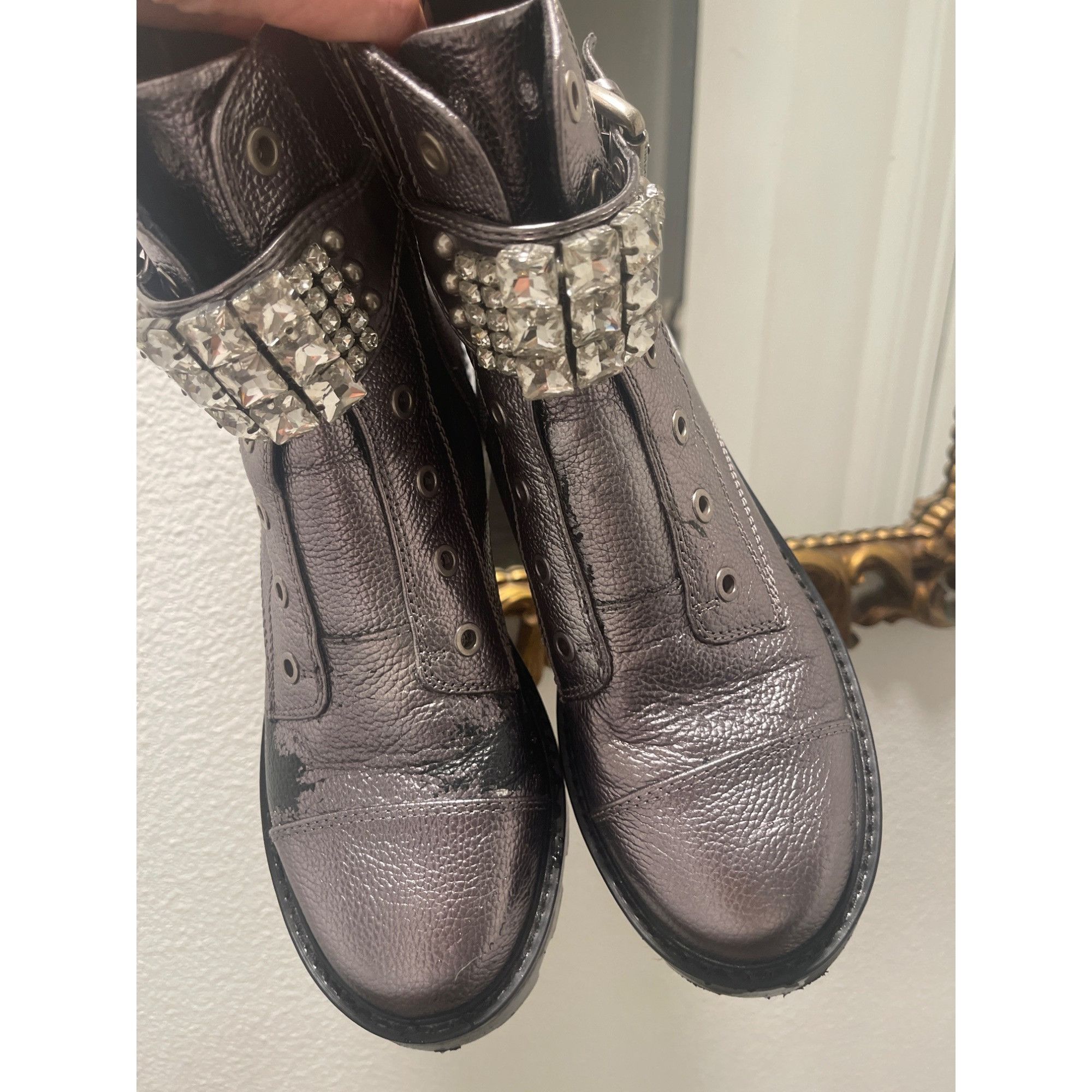 Karl Lagerfeld Karl Lagerfeld Paris Maeva Lug Sole Bootie (Women) Size US 7 / IT 37 - 4 Thumbnail