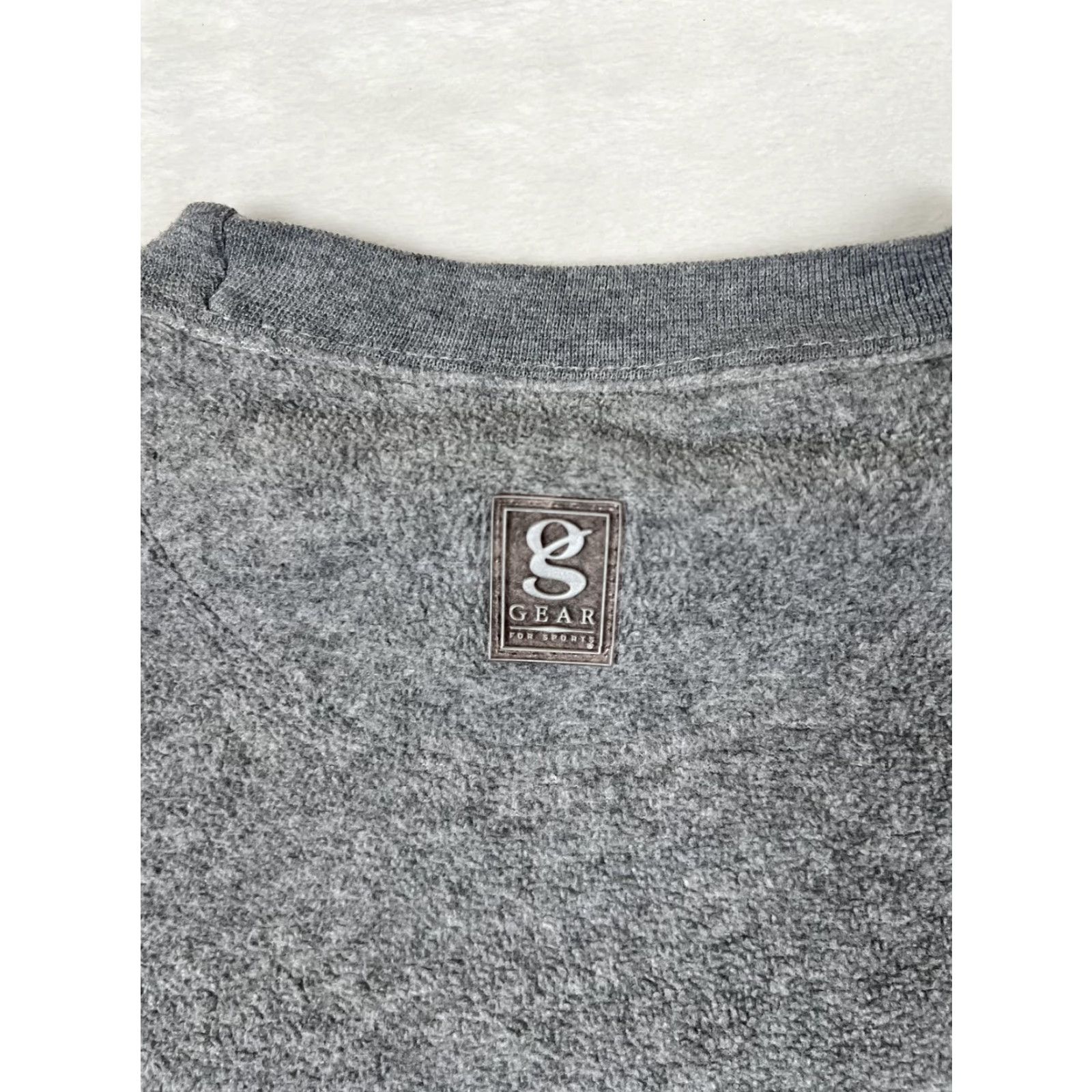 Vintage VINTAGE Gear For Sports Sweatshirt Mens M Gray University of Puget Sound Embroidered Logo Graphic Print Pullover Fleece Size US M / EU 48-50 / 2 - 7 Thumbnail