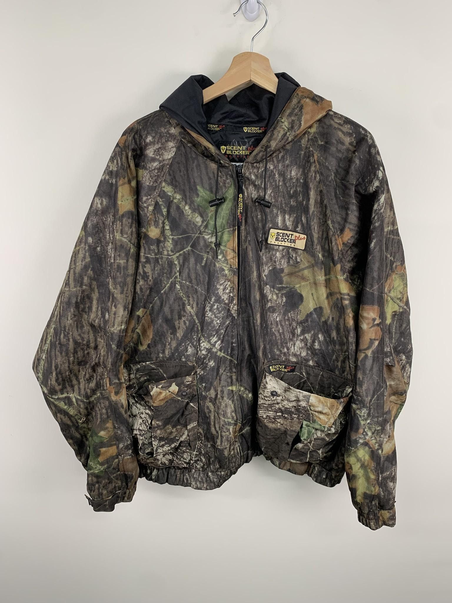 Streetwear Vintage Scent Blocker Real Tree Hooded Jacket | Grailed