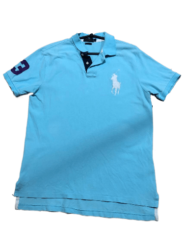 Polo Ralph Lauren Vintage Polo Ralph Lauren Custom Fit Polo Size L Size US L / EU 52-54 / 3 - 1 Thumbnail