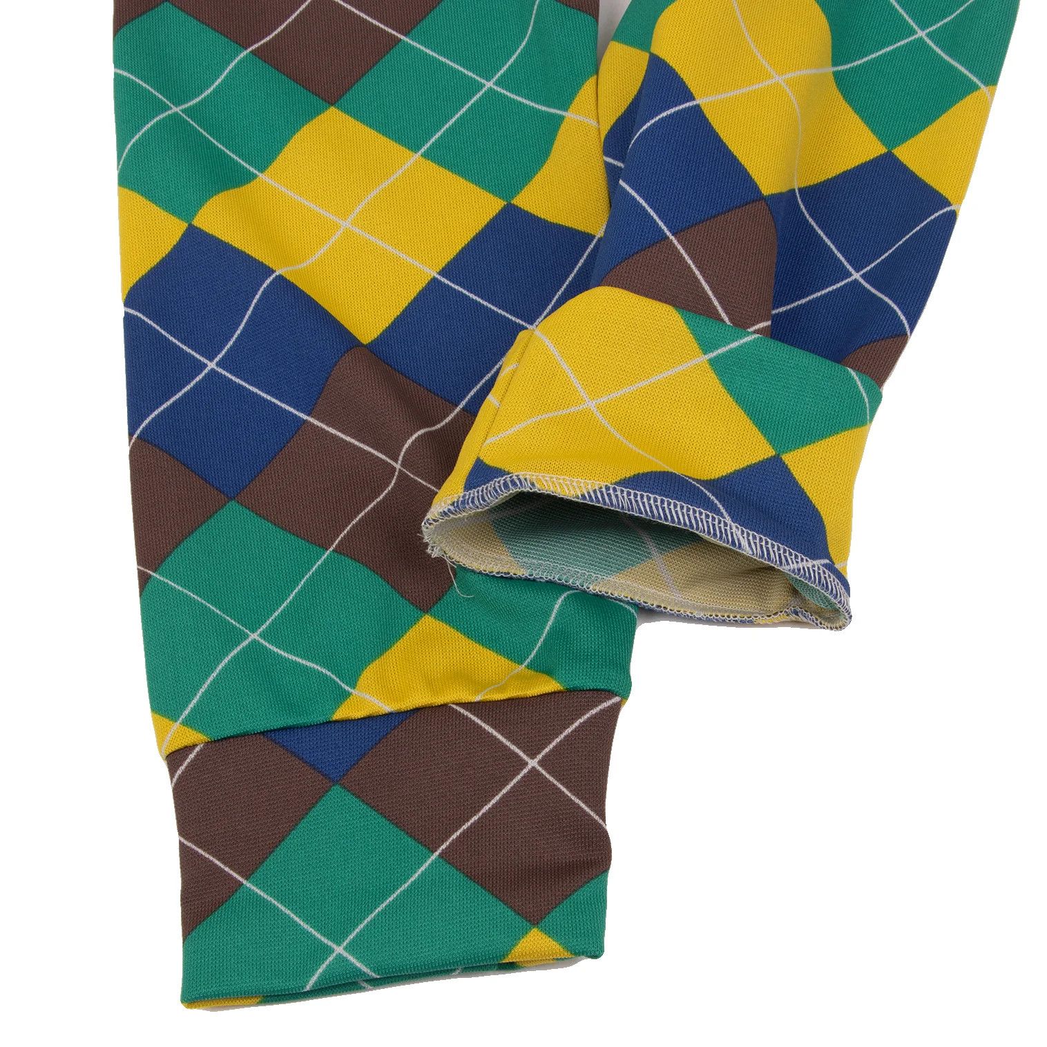 Comme des Garcons Homme Plus Checkered Leggings Pants in Green, Blue, and Brown Size US 30 / EU 46 - 5 Thumbnail