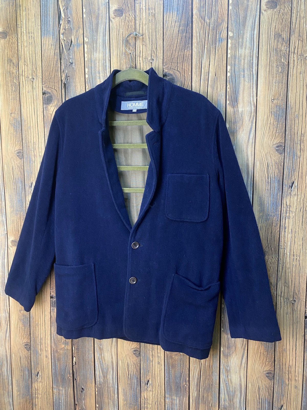 Comme des Garcons Homme × Comme des Garcons Homme Plus × Vintage Vintage comme des garcons woll single breasted jacket Size US S / EU 44-46 / 1 - 1 Thumbnail