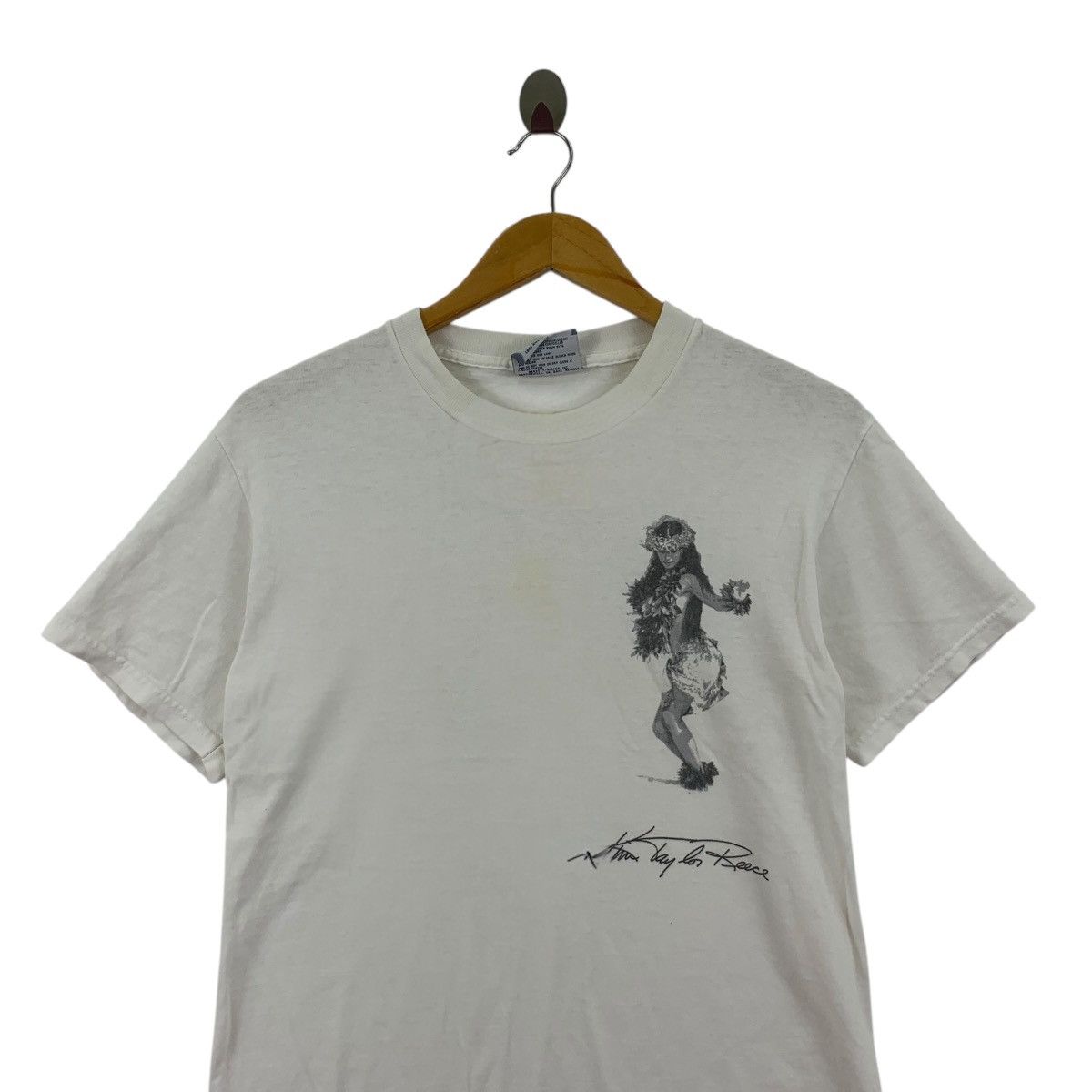 Vintage Vintage 90’ KIM TAYLOR REECE Hawaii Hula Girl Kahiko Tee Size US S / EU 44-46 / 1 - 2 Thumbnail