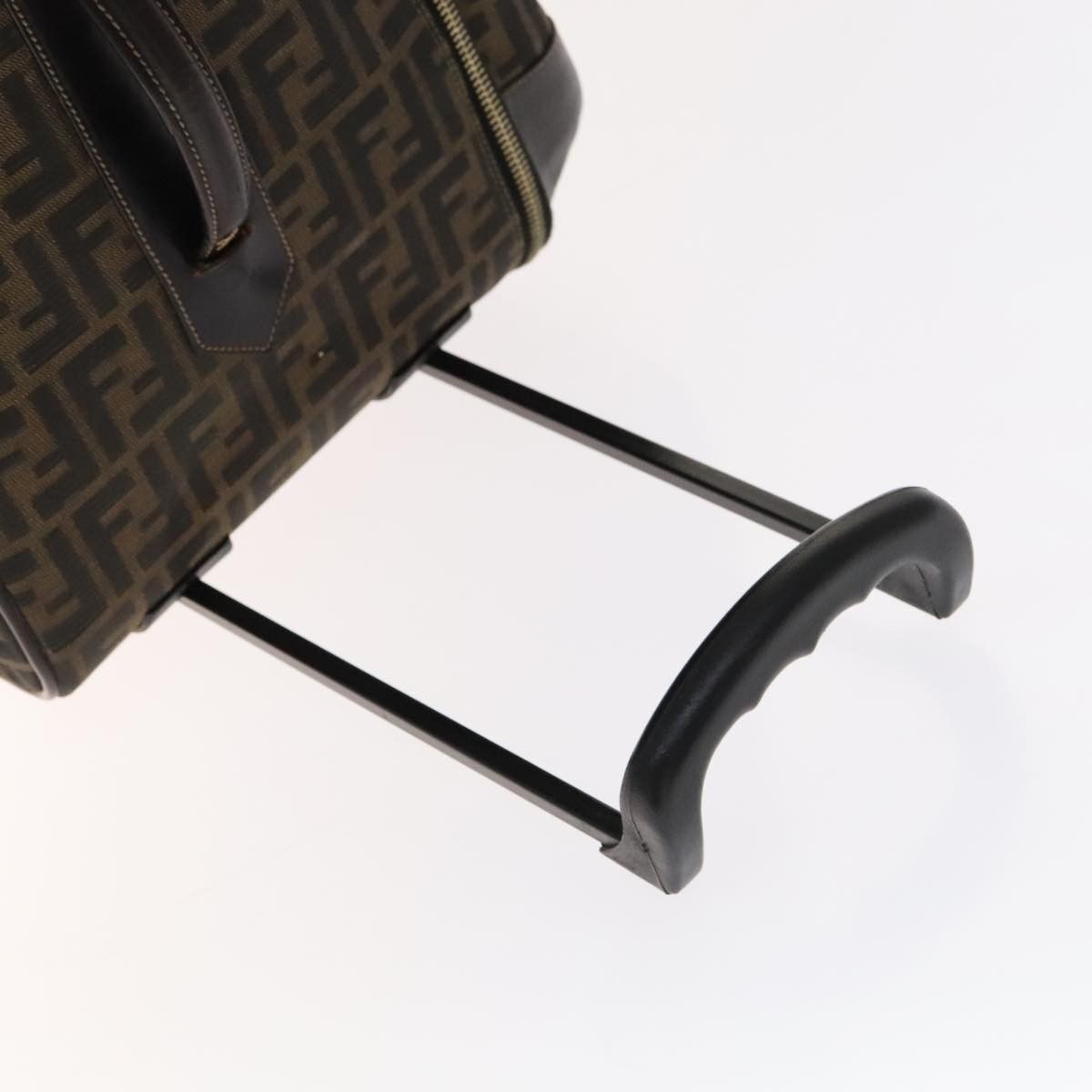 Fendi FENDI Zucca Canvas Carry Case Boston Bag Black Brown Size ONE SIZE - 9 Thumbnail