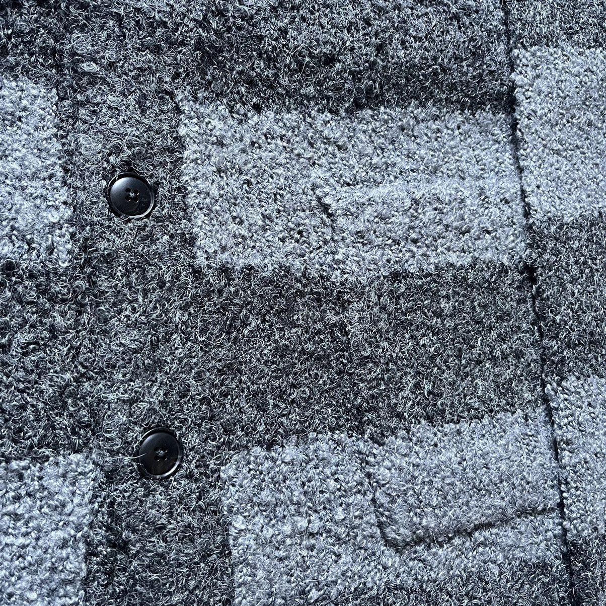 Number (N)ine Number nine WOOL ALPACA RIPPED KNIT CARDIGAN