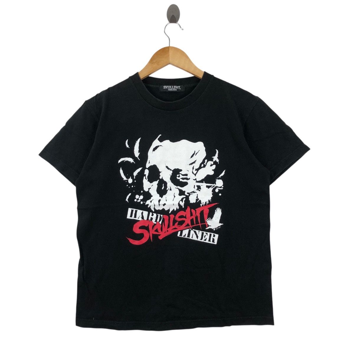 Japanese Brand SKULLSHIT Hardliner Croms T Shirt Size US S / EU 44-46 / 1 - 1 Thumbnail